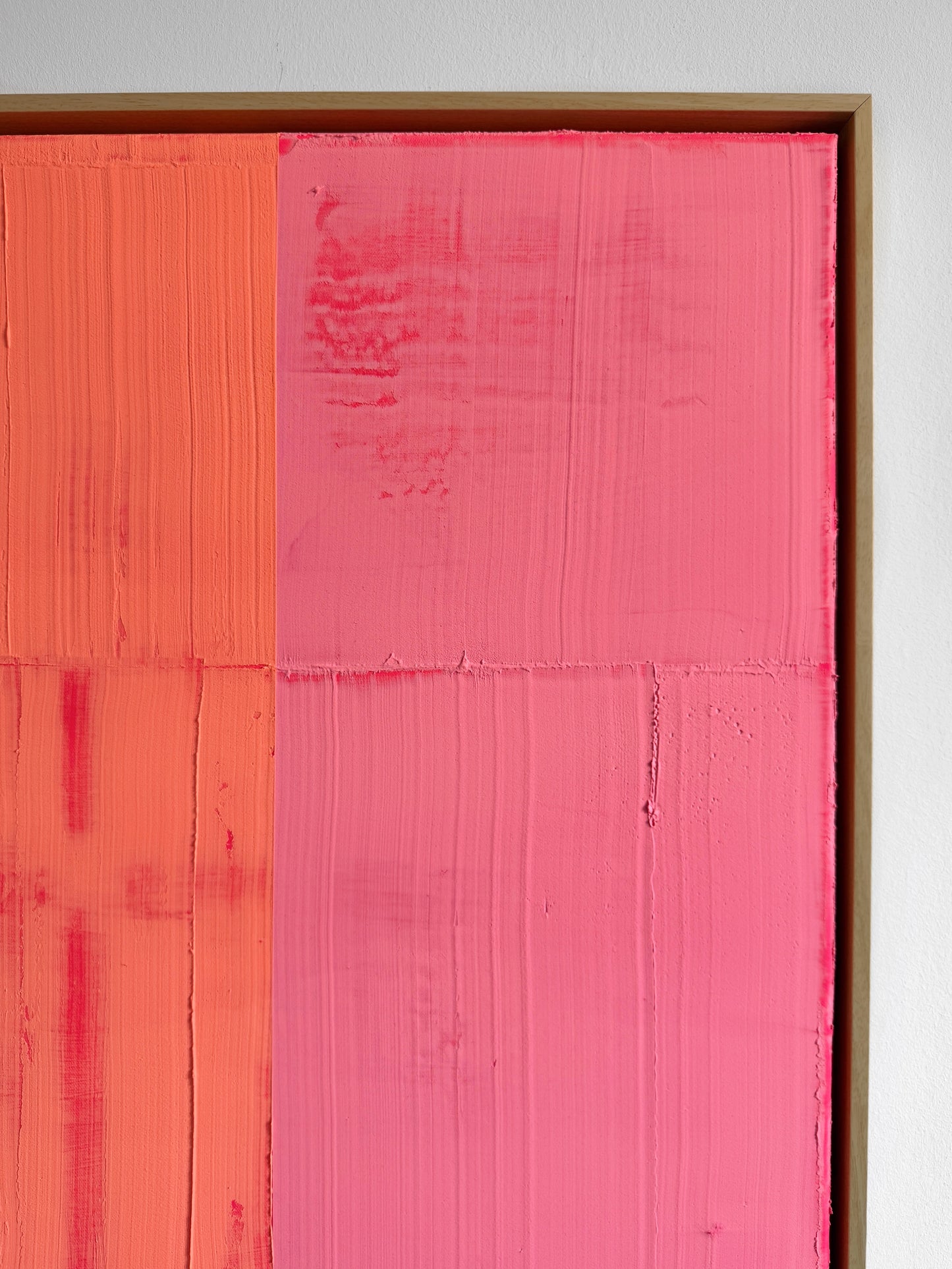 Abstraktes Bild - "Wogen Neon“ 120 x 80 cm