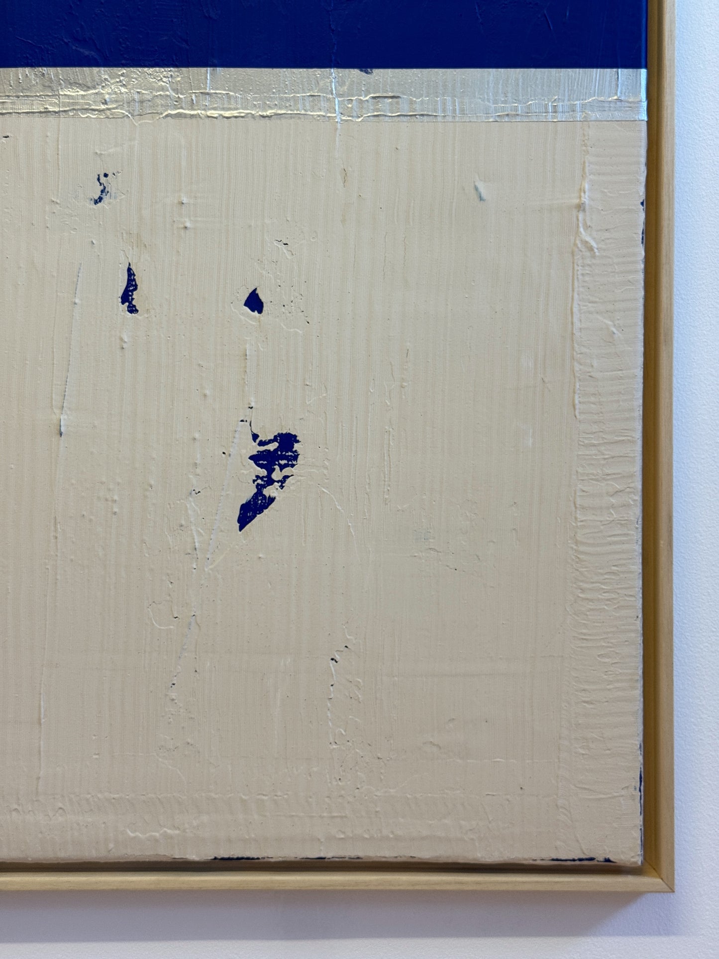 Abstraktes Bild - "Zyklus BLAU" 100 x 140 cm