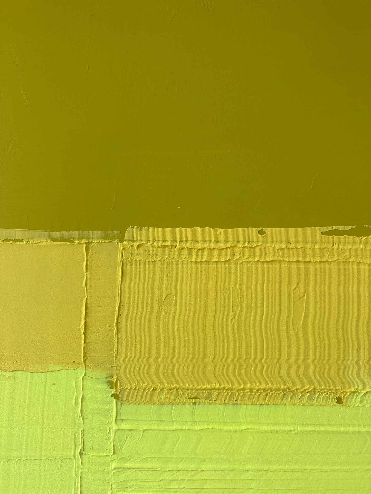 Abstraktes Bild - "Gegensätze ziehen sich an" 60 x 80 cm