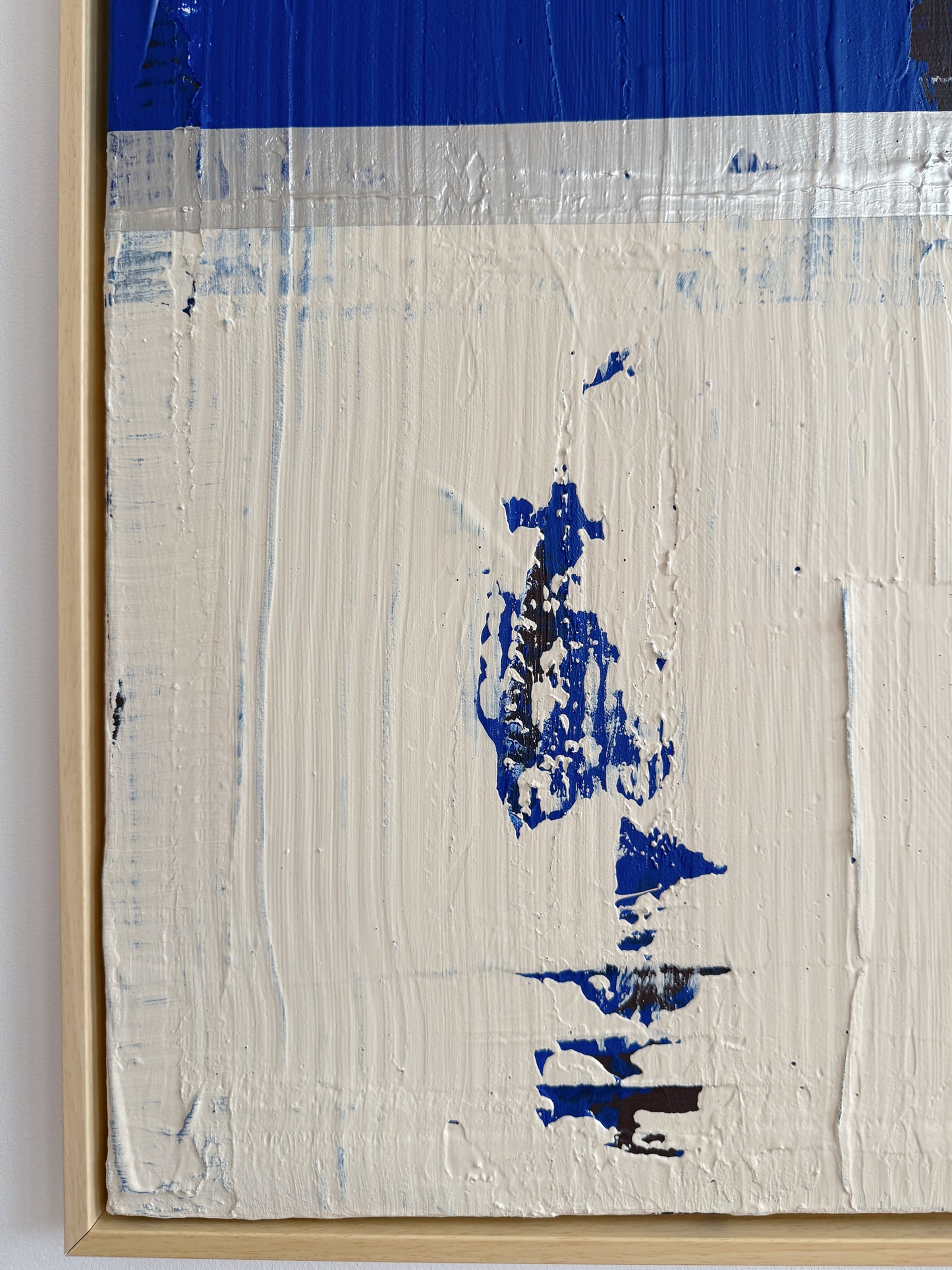 Abstraktes Bild - "Zyklus BLAU" 80 x 80 cm