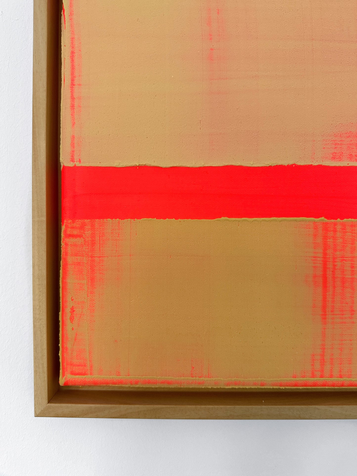 Abstraktes Bild - "Farbspiel" 30 x 30 cm