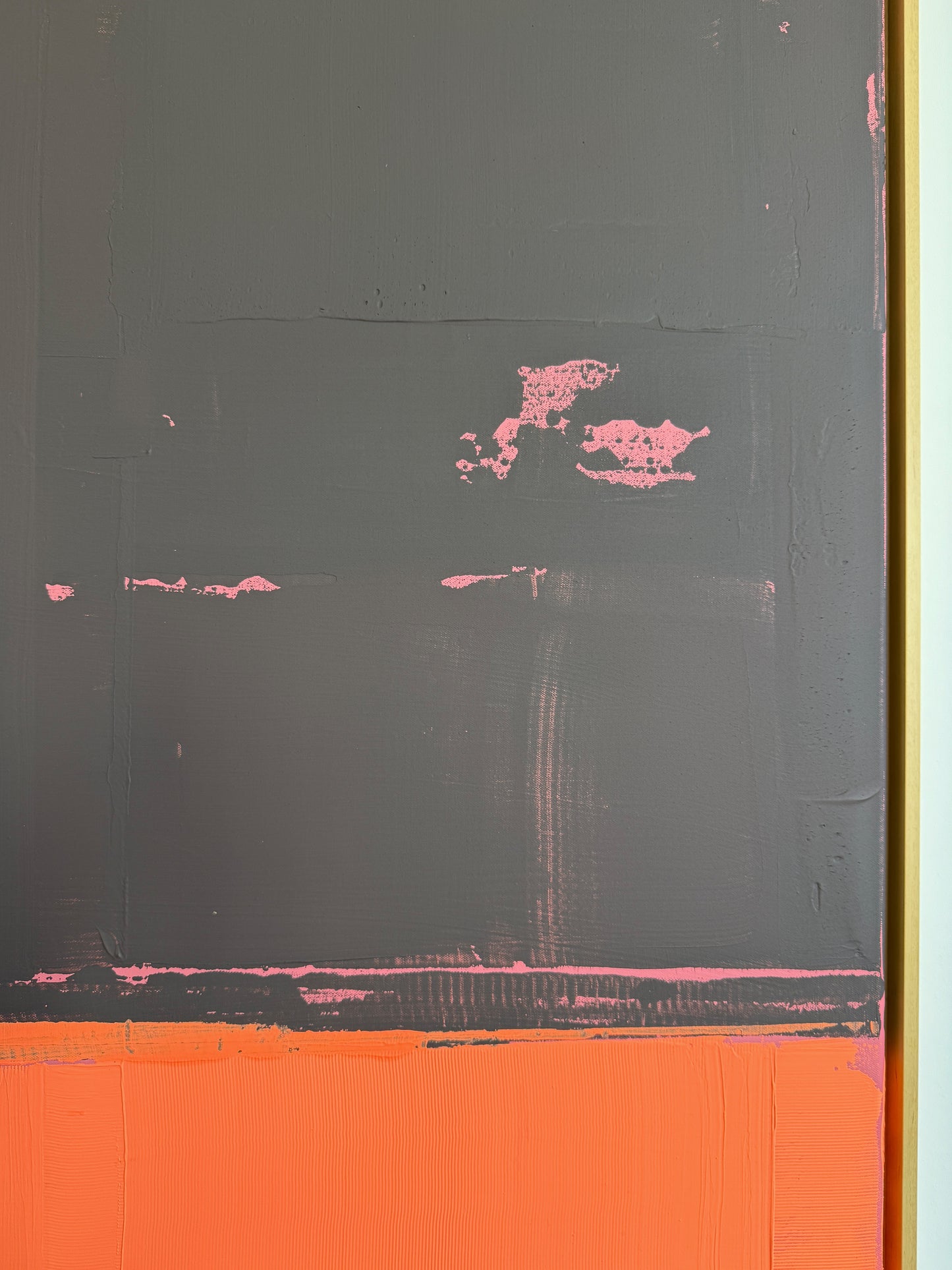 Abstraktes Bild - "Gegenlicht" 100 x 150 cm