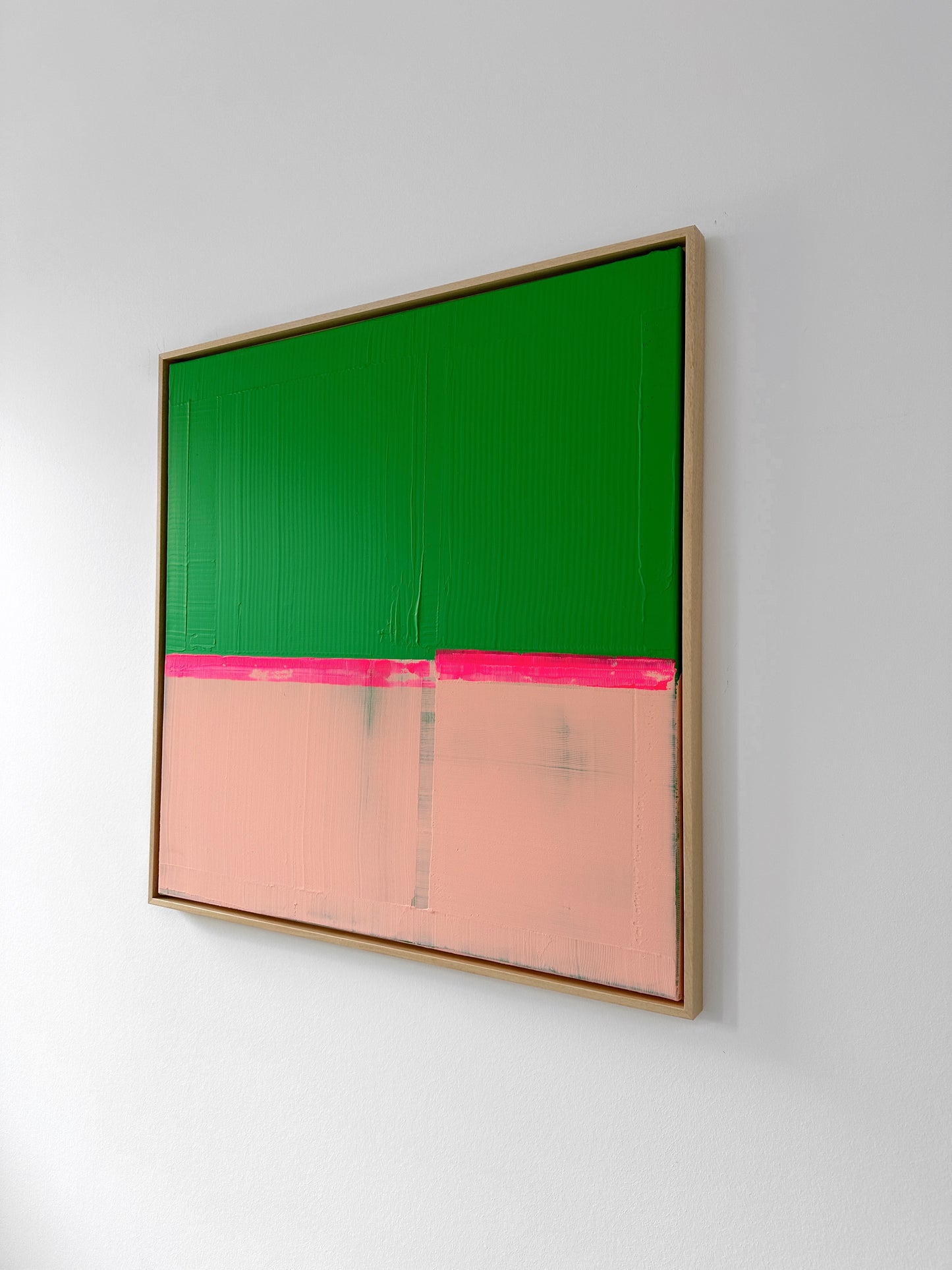 Abstraktes Bild - "Dynamik" 80 x 80 cm