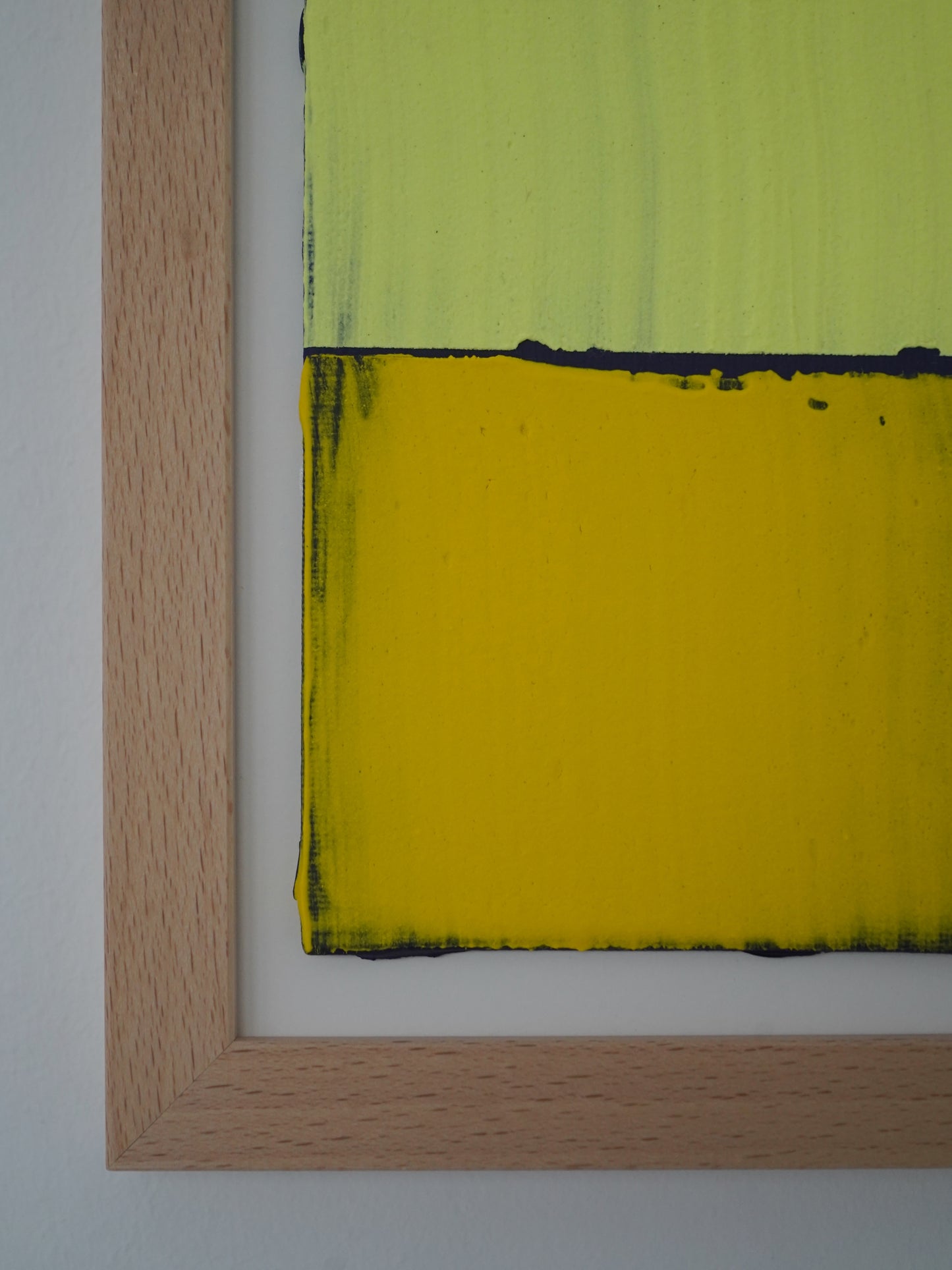 Mikro-Leinwand - Gelbtöne - 13 x 18 cm