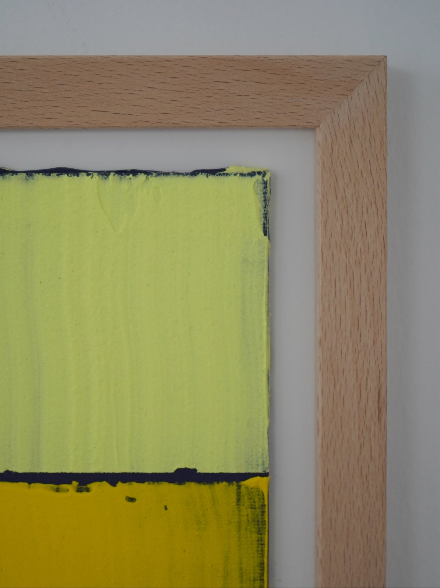 Mikro-Leinwand - Gelbtöne - 13 x 18 cm