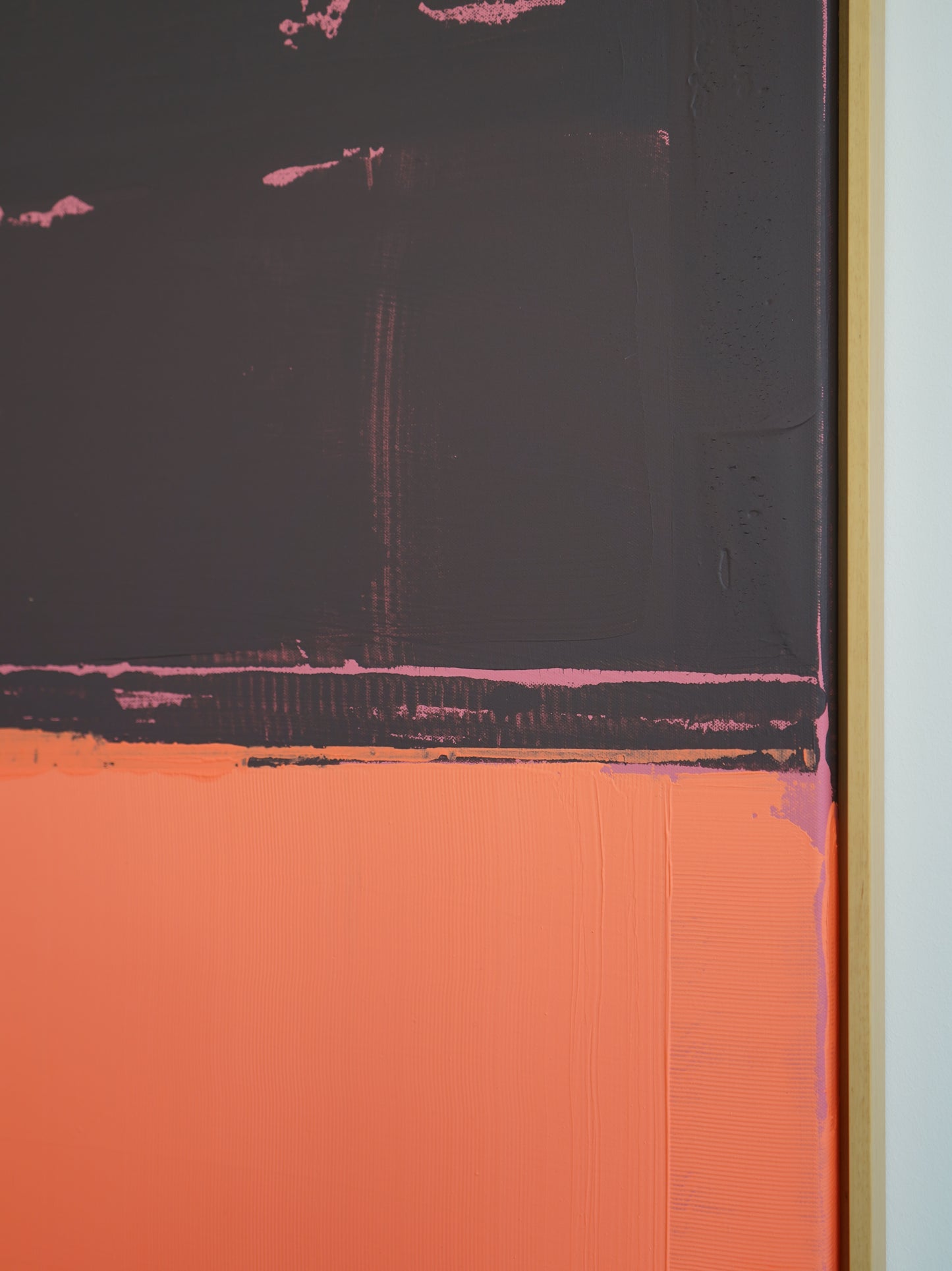 Abstraktes Bild - "Gegenlicht" 100 x 150 cm