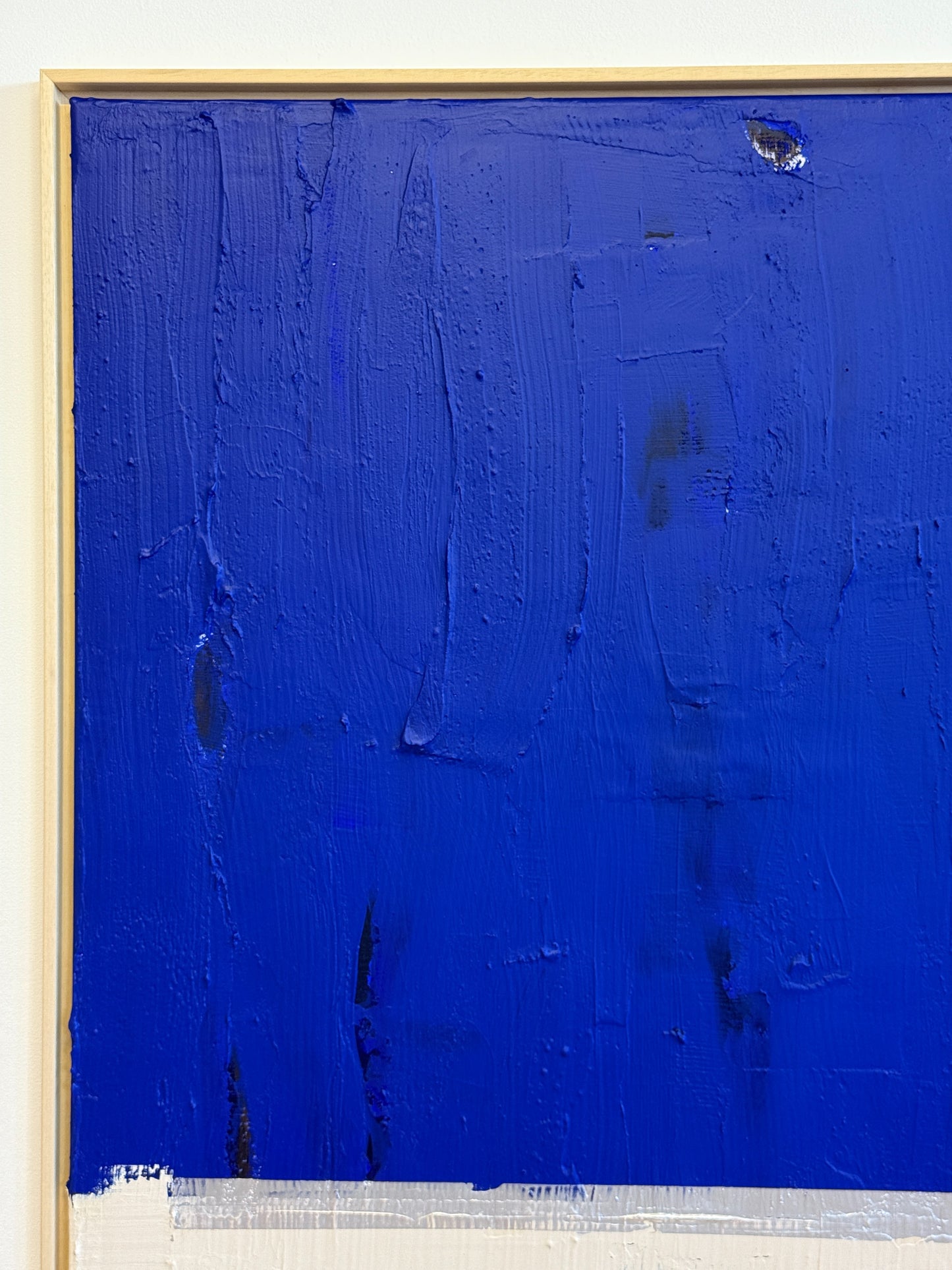 Abstraktes Bild - "Zyklus BLAU" 100 x 140 cm