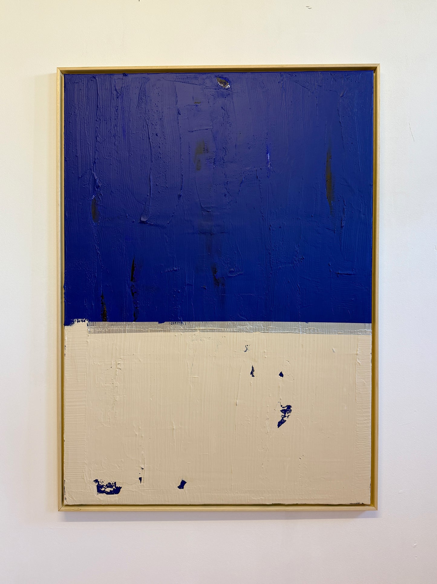 Abstraktes Bild - "Zyklus BLAU" 100 x 140 cm