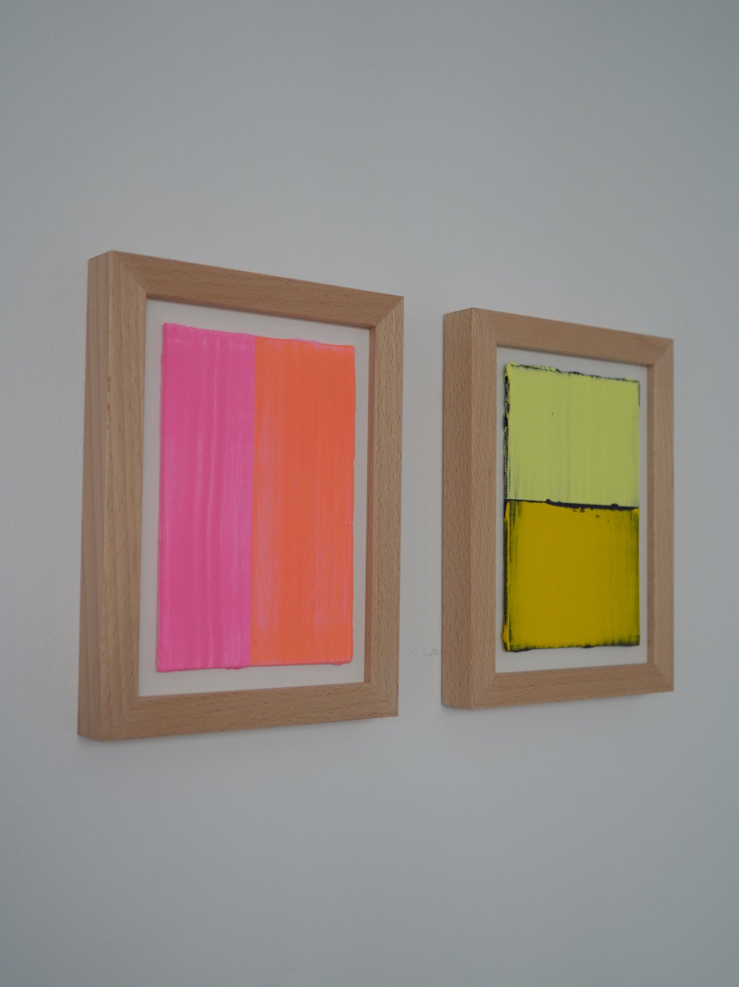 Mikro-Leinwand - Gelbtöne - 13 x 18 cm
