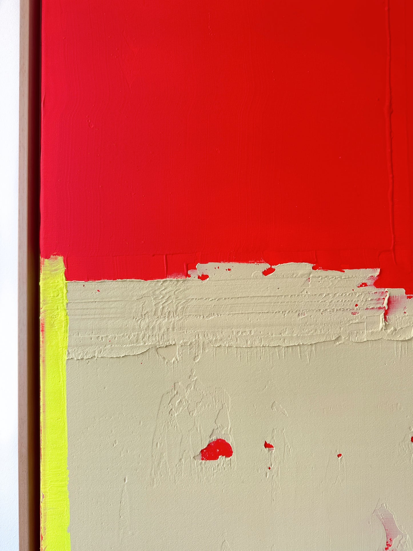 Abstraktes Bild - "Früh am Morgen" 60 x 80 cm