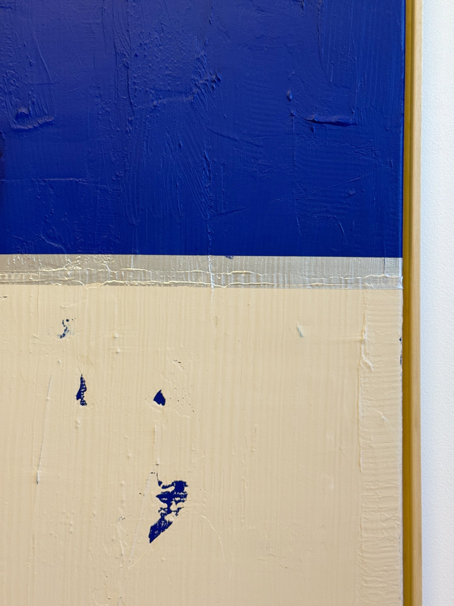 Abstraktes Bild - "Zyklus BLAU" 100 x 140 cm