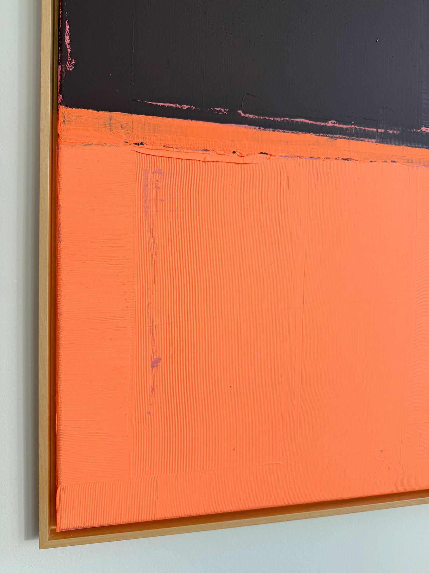 Abstraktes Bild - "Gegenlicht" 100 x 150 cm