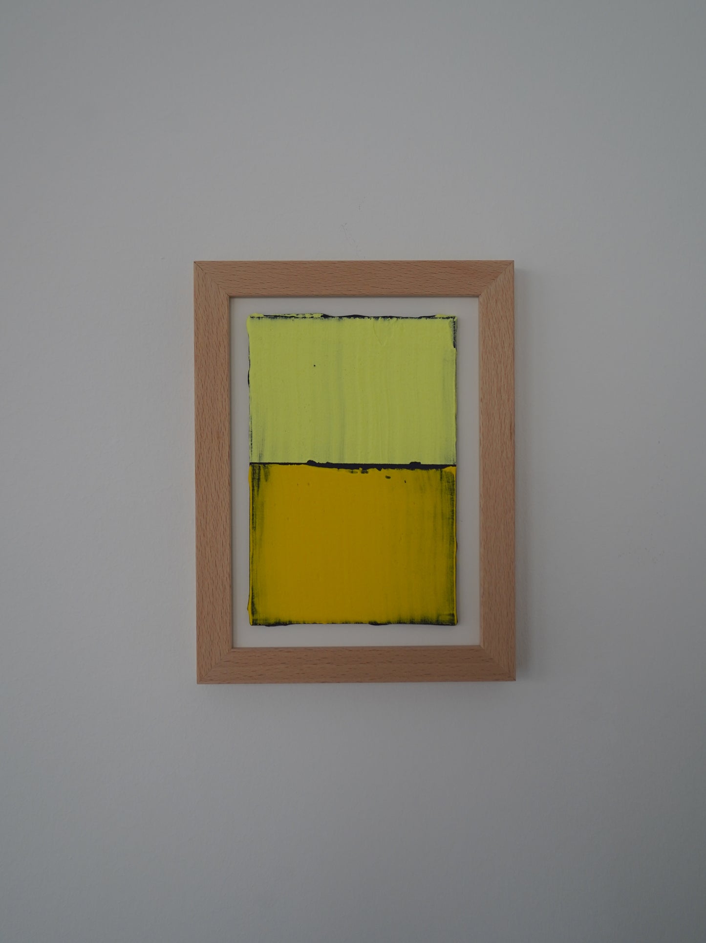 Mikro-Leinwand - Gelbtöne - 13 x 18 cm