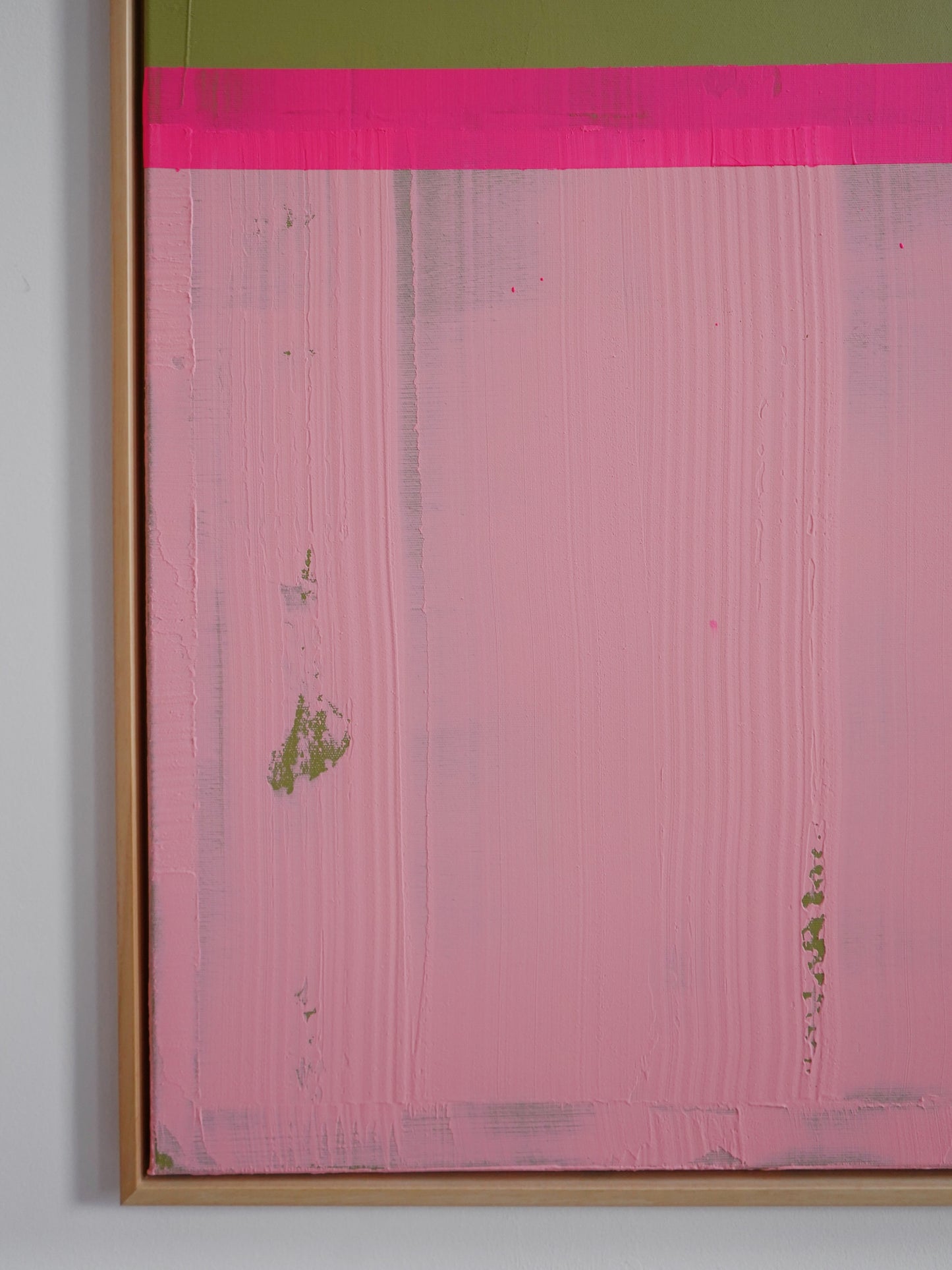 Abstraktes Bild - "Tagwerk" 120 x 120 cm