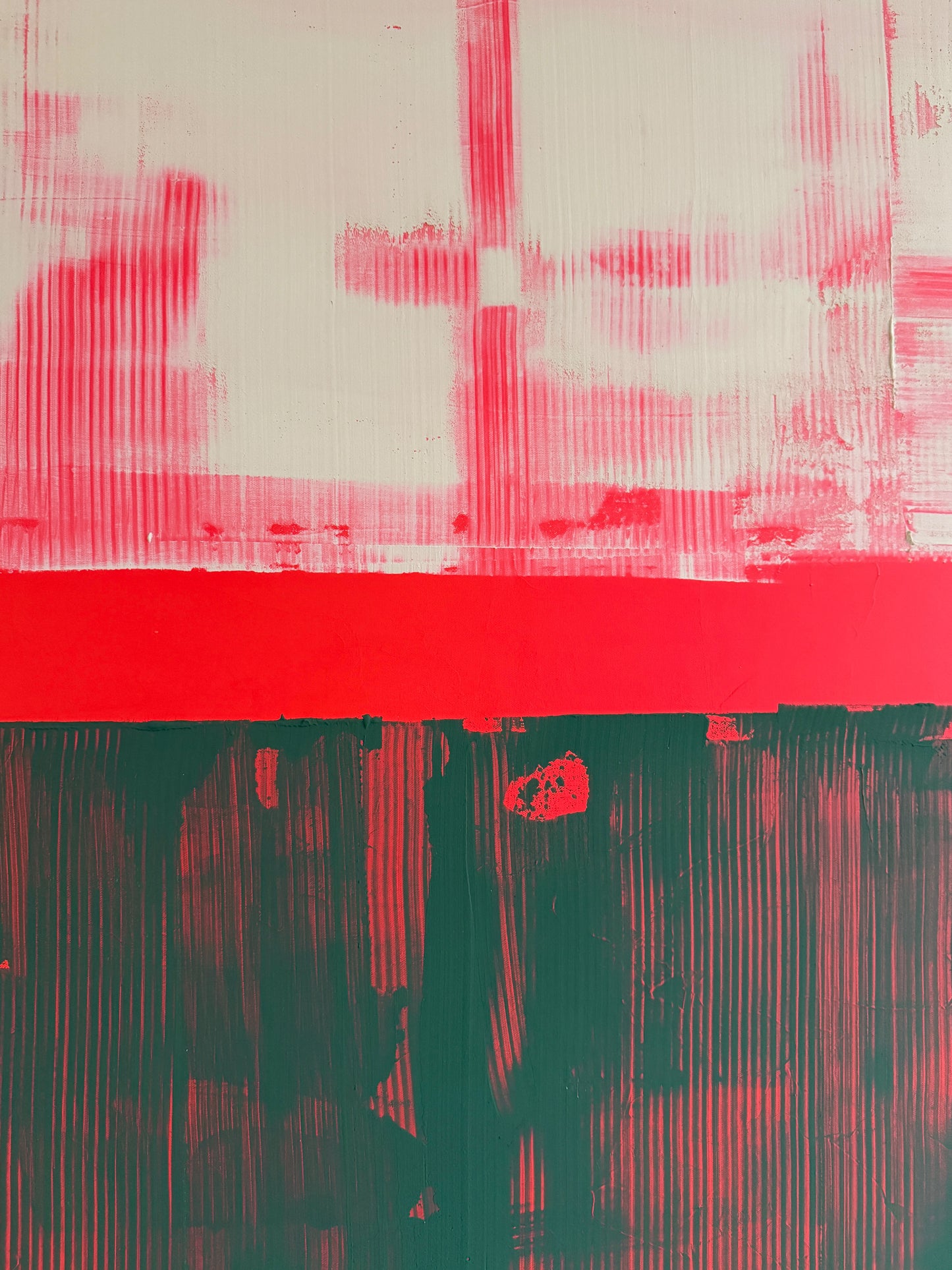 Abstraktes Bild - "Zwischenzeit" 120 x 160 cm