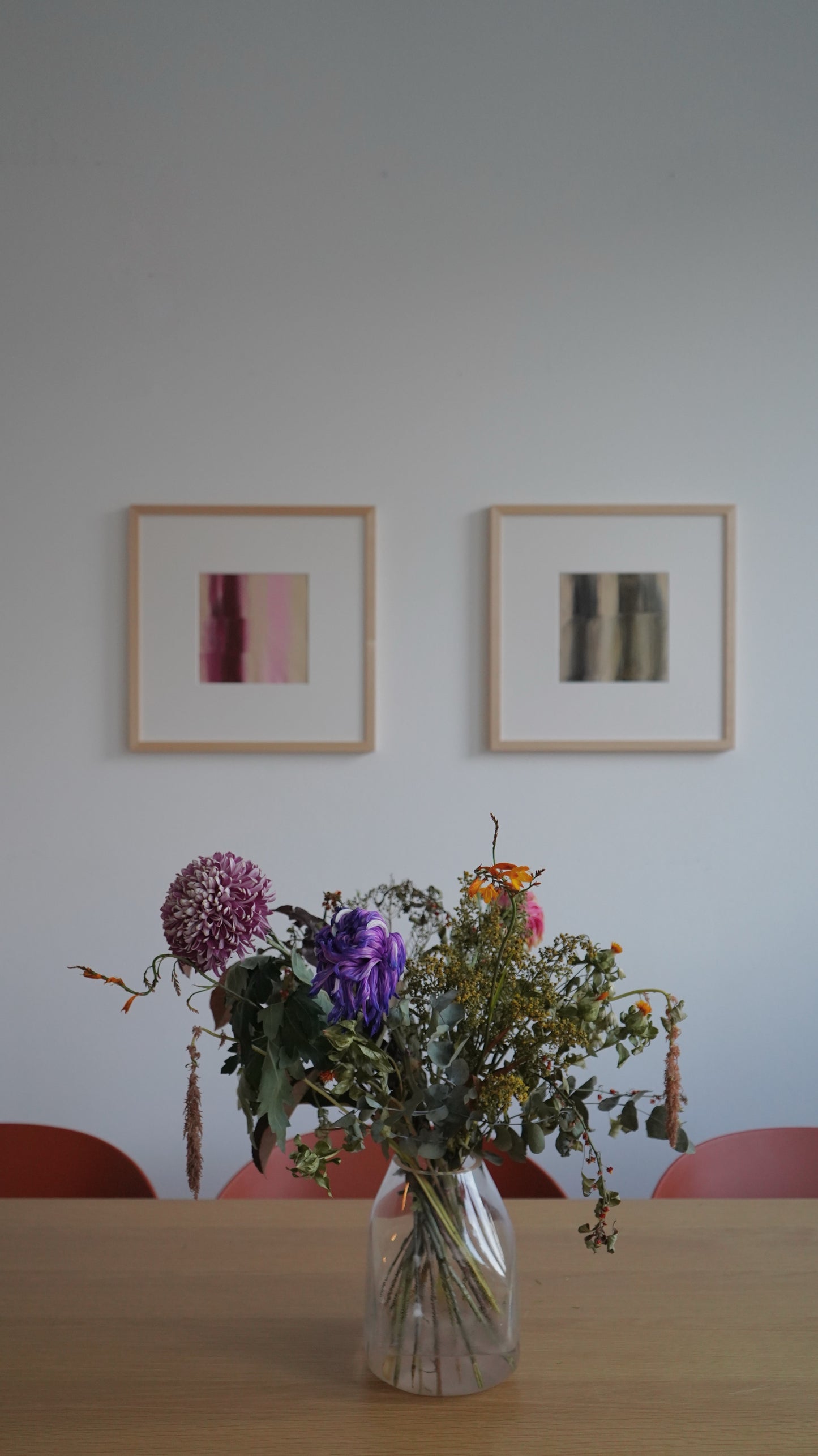 Framed "AURA" - Brown