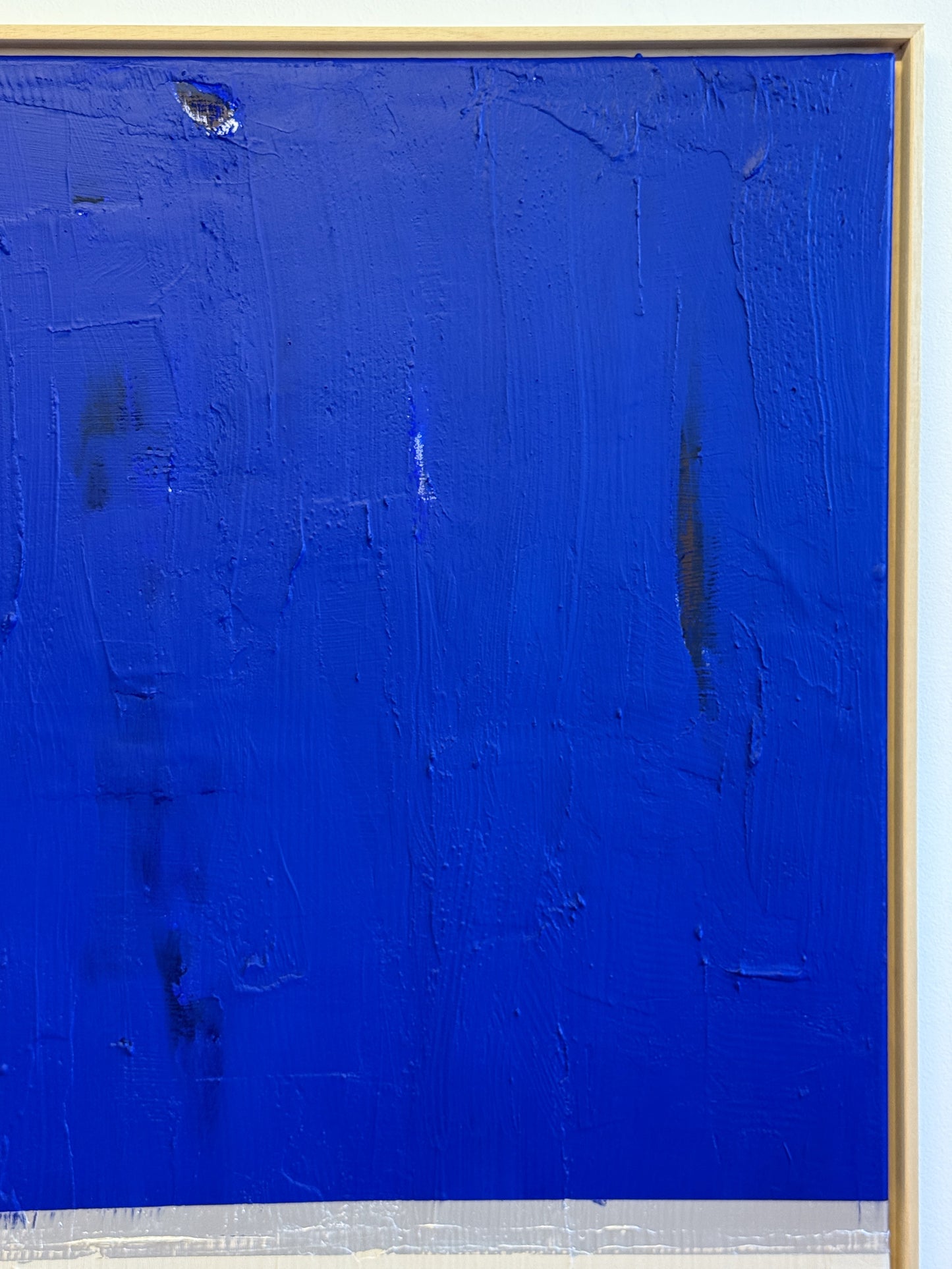 Abstraktes Bild - "Zyklus BLAU" 100 x 140 cm