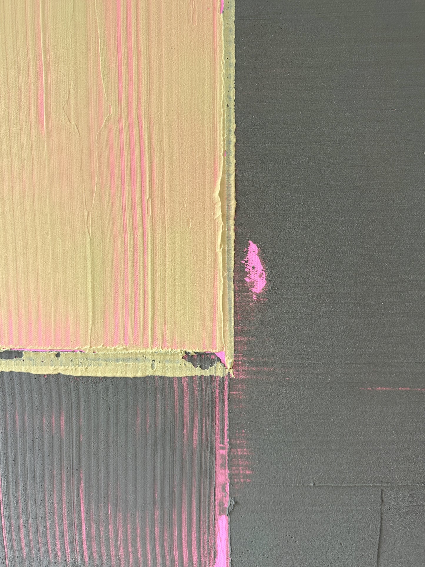 Abstraktes Bild - "Softie" 100 x 100 cm