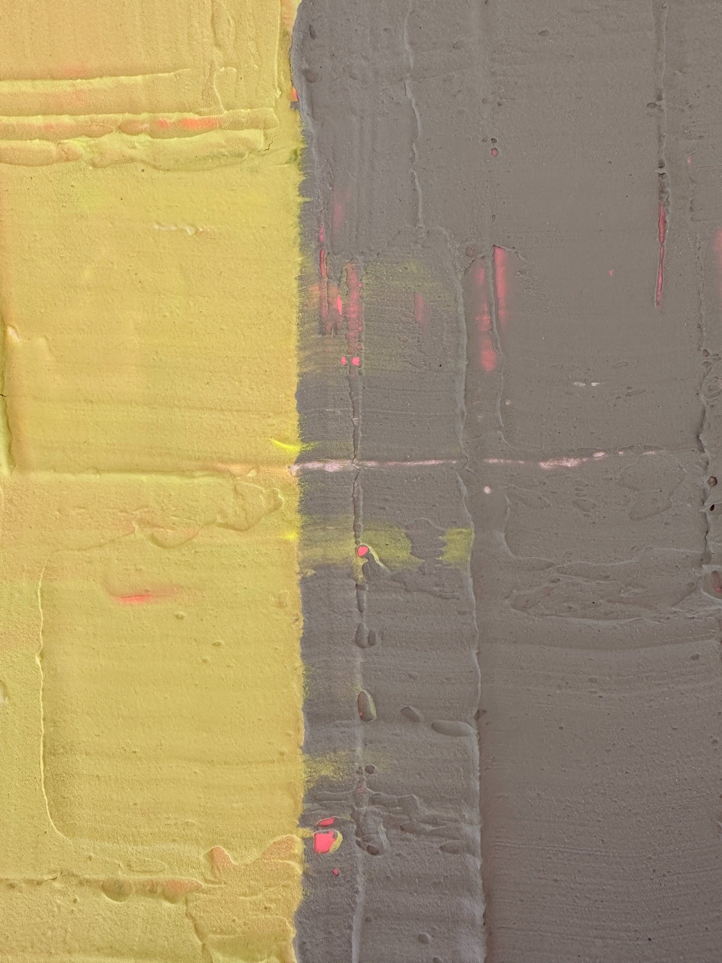 Abstraktes Bild - "Butterzart"