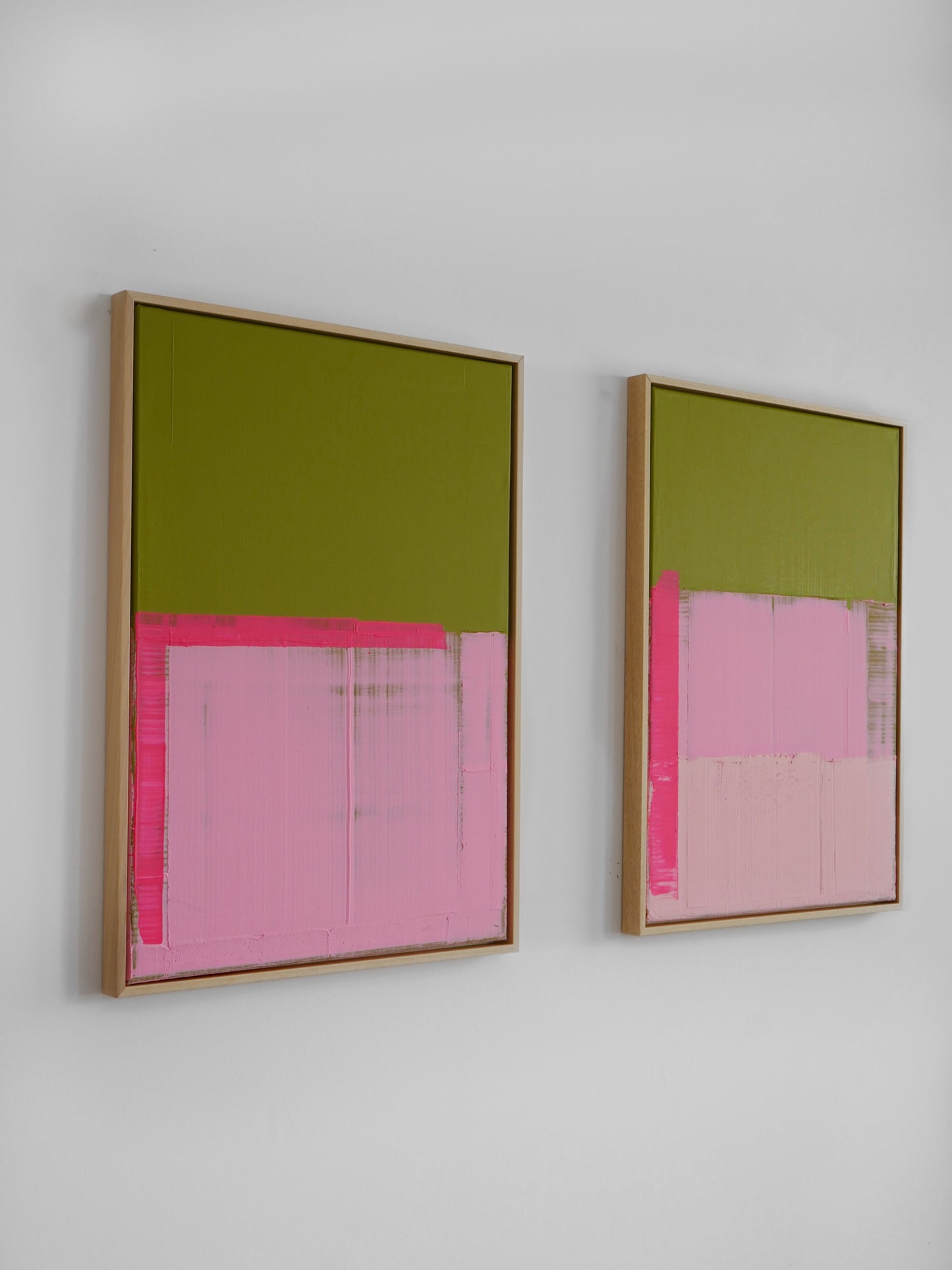 Abstraktes Bild - "Tagwerk I" 50 x 70 cm