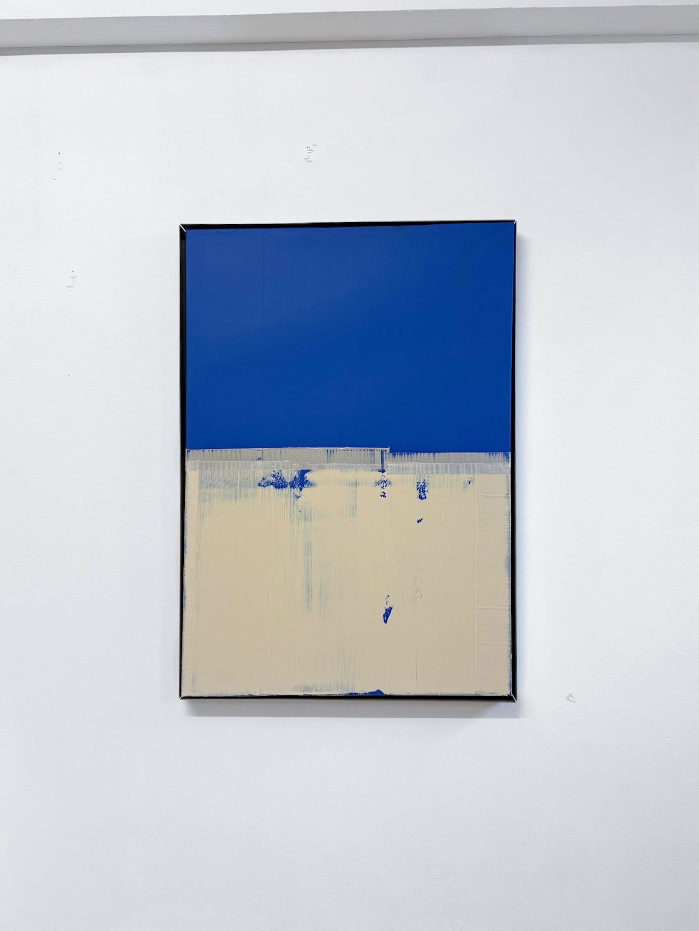 Abstraktes Bild - "Zyklus" Blau 70 x 100 cm