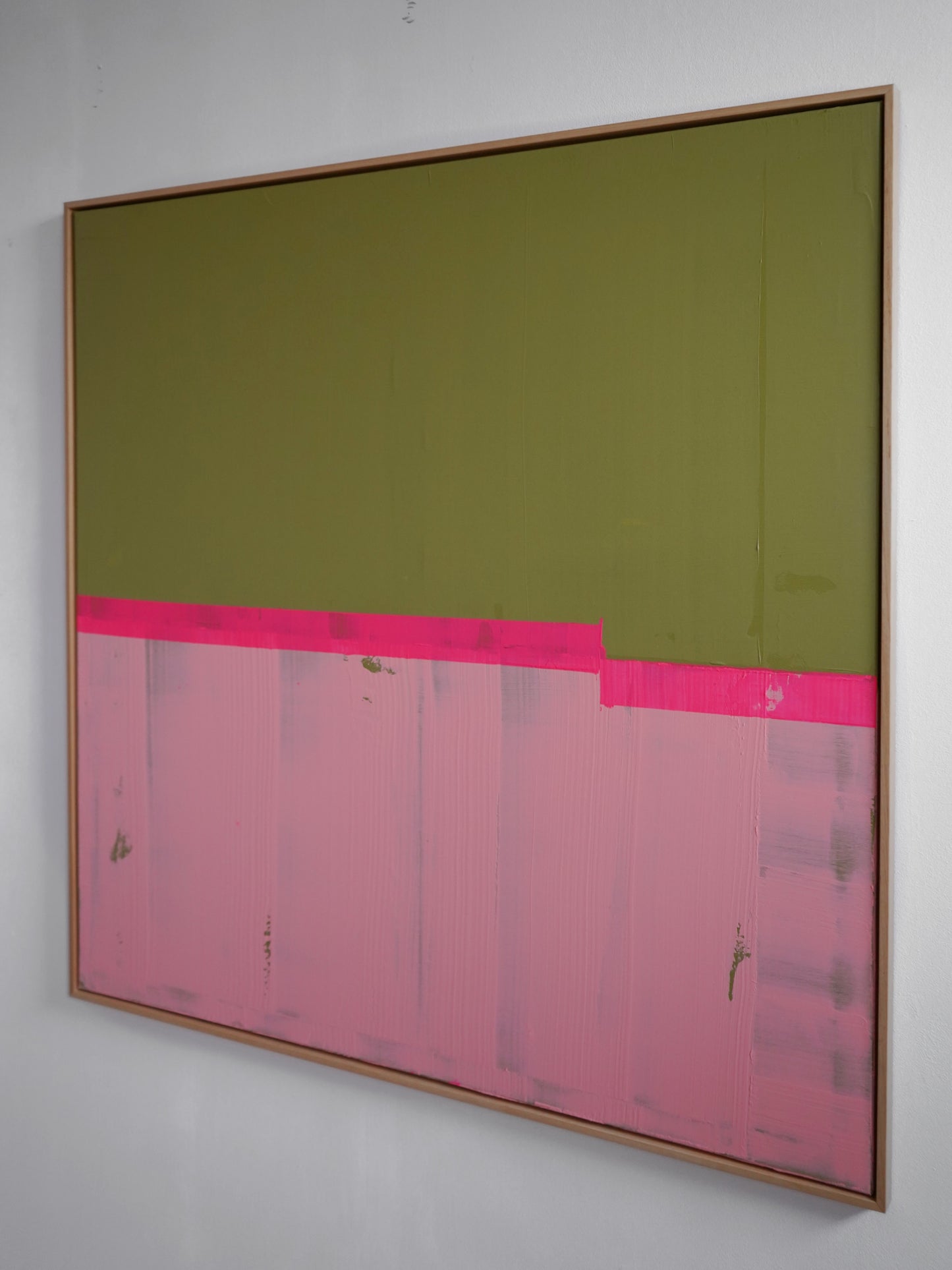 Abstraktes Bild - "Tagwerk" 120 x 120 cm