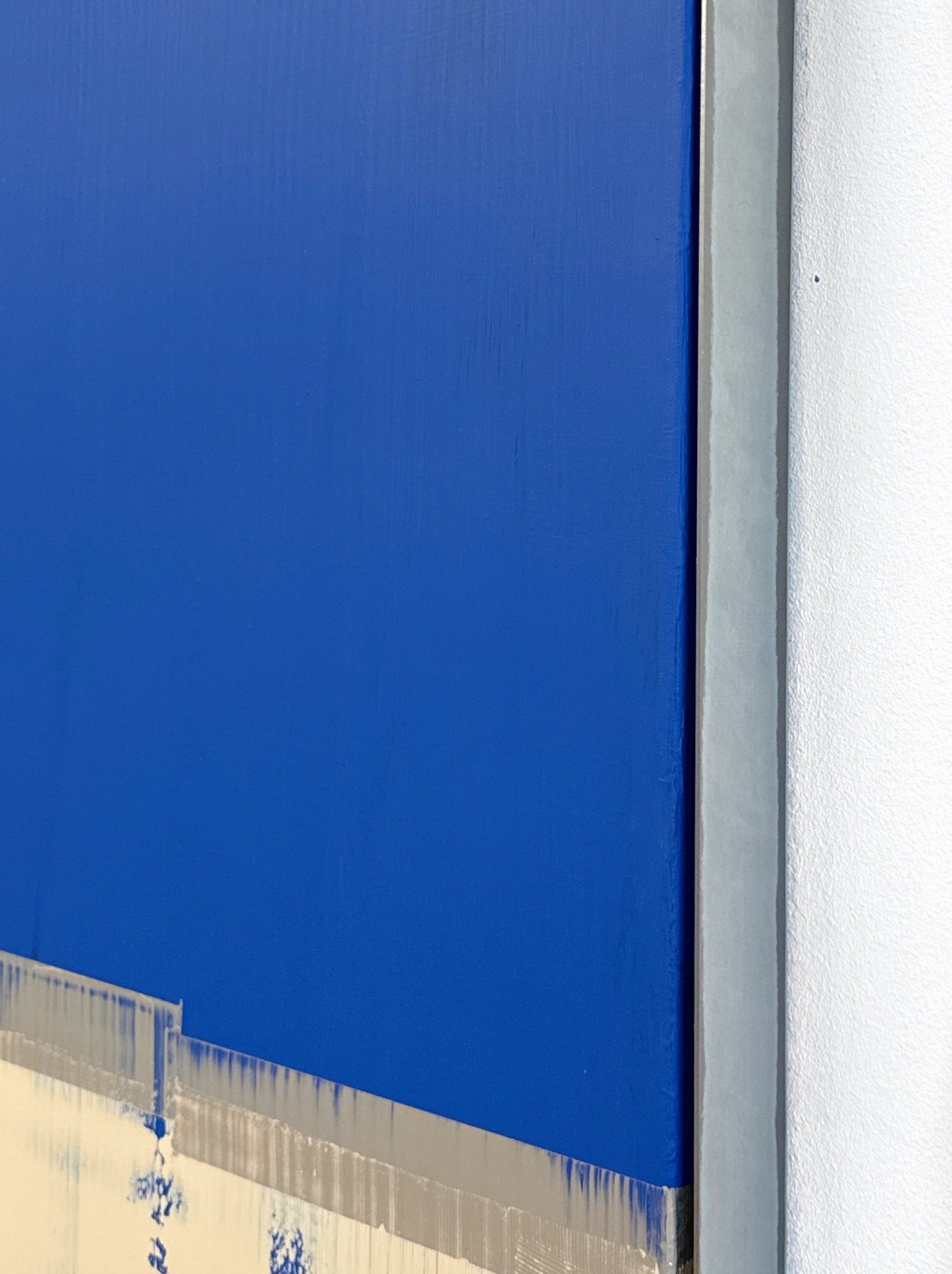 Abstraktes Bild - "Zyklus" Blau 70 x 100 cm