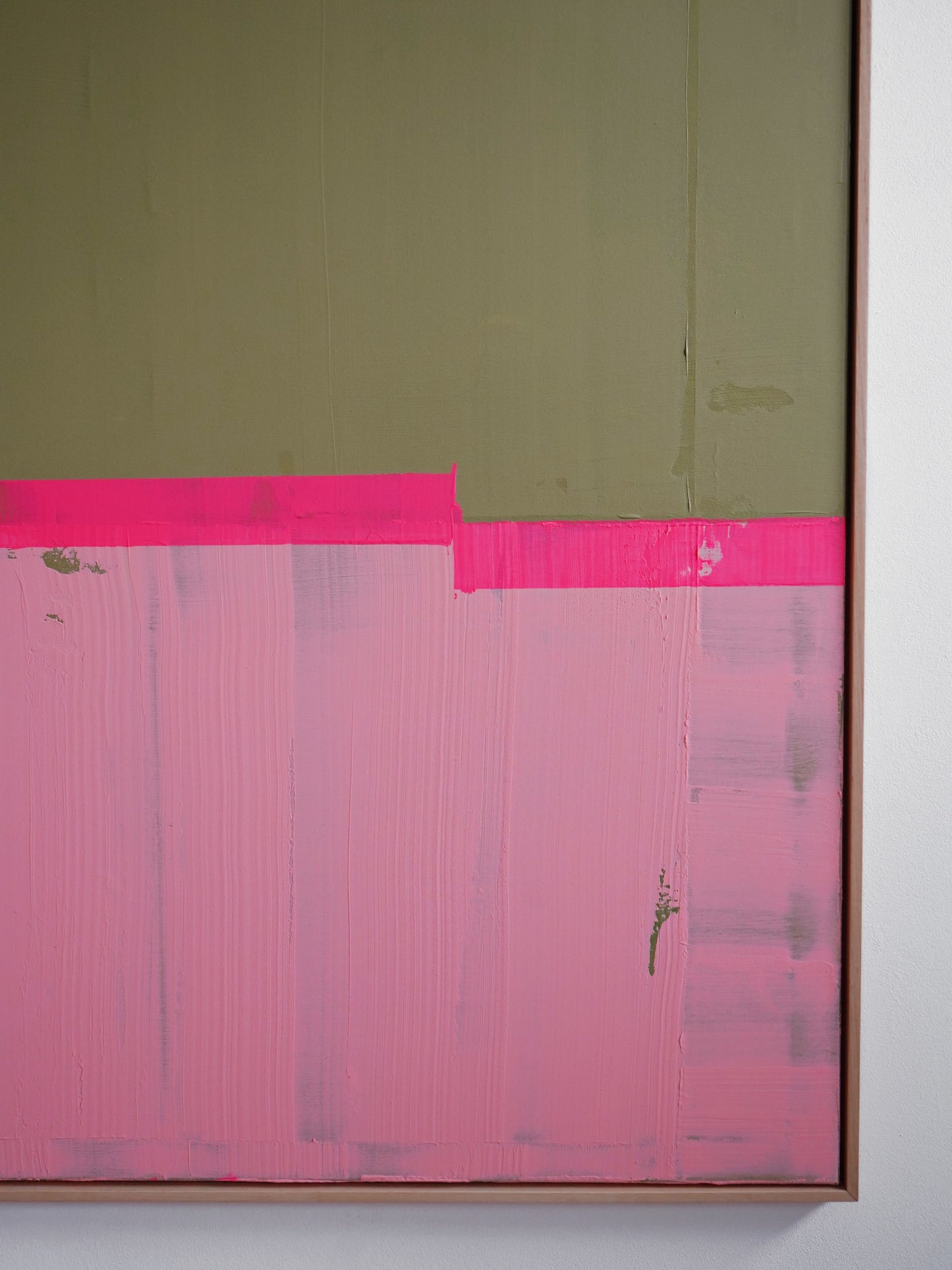 Abstraktes Bild - "Tagwerk" 120 x 120 cm