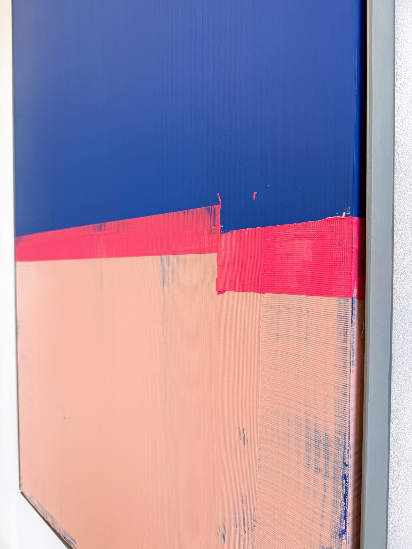 Abstraktes Bild - "Auf und Ab" 70 x 100 cm