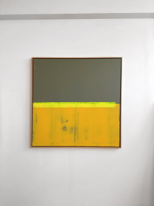 Abstraktes Bild - "Schnittpunkt" 100 x 100 cm