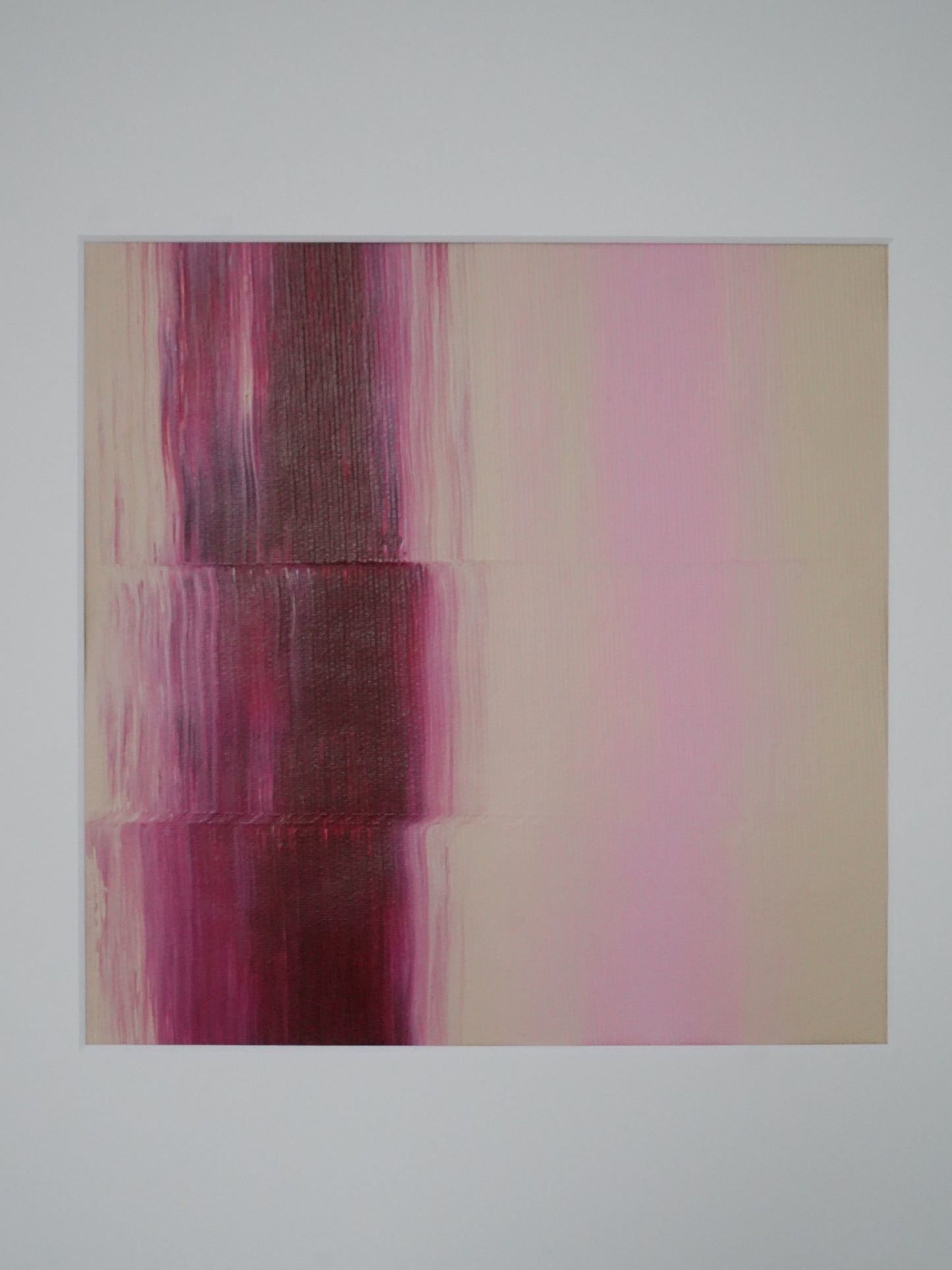 Framed "AURA" - Burgundy/Pink