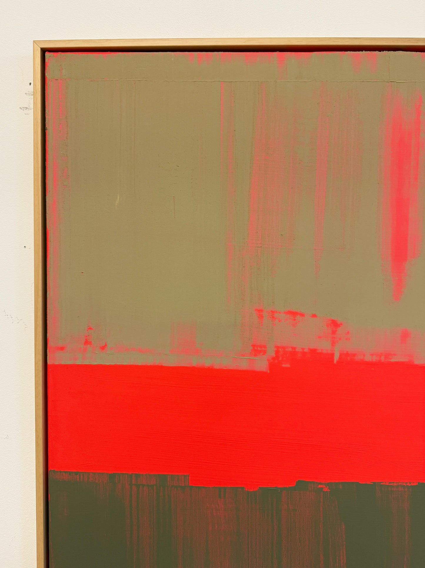 Abstraktes Bild - "Intervall X" - 100 x 100 cm