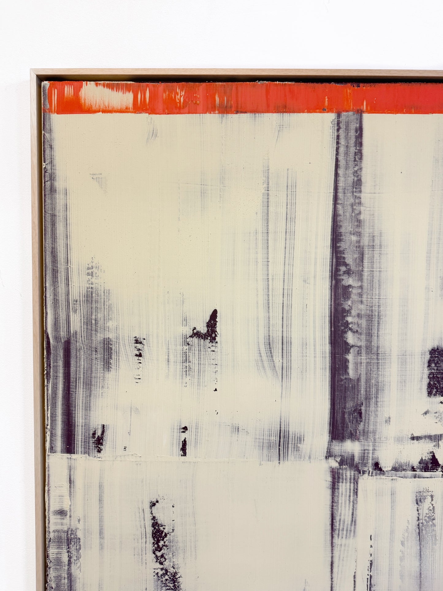 Abstraktes Bild - STRUCTURE Beige Orange 100 x 120 cm