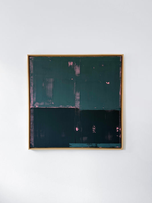 Abstraktes Bild - "Sternennacht" 90 x 90 cm