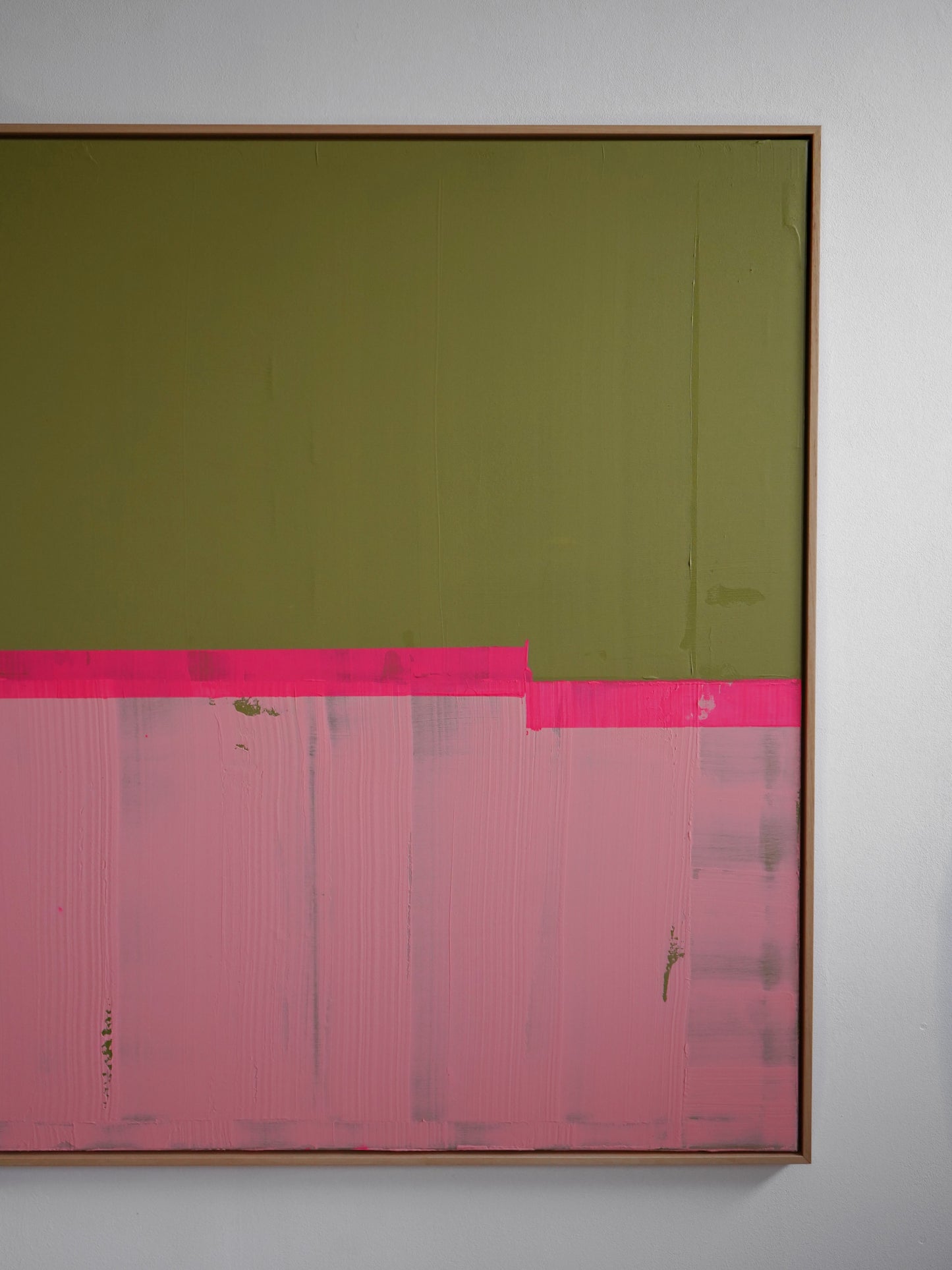 Abstraktes Bild - "Tagwerk" 120 x 120 cm