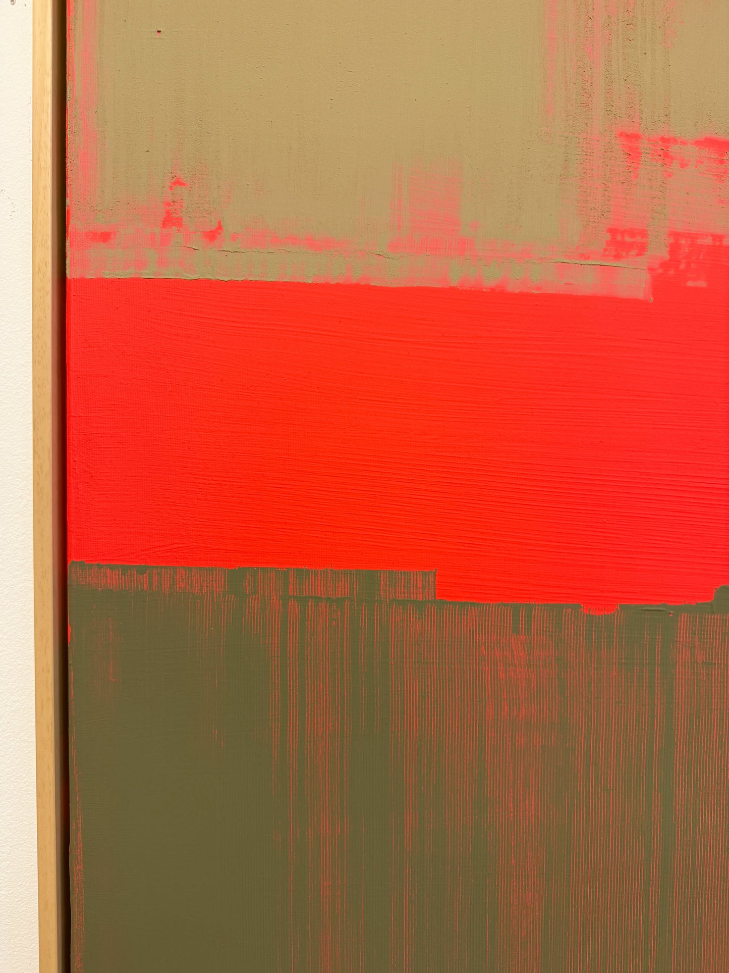 Abstraktes Bild - "Intervall X" - 100 x 100 cm