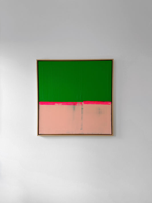 Abstraktes Bild - "Dynamik" 80 x 80 cm