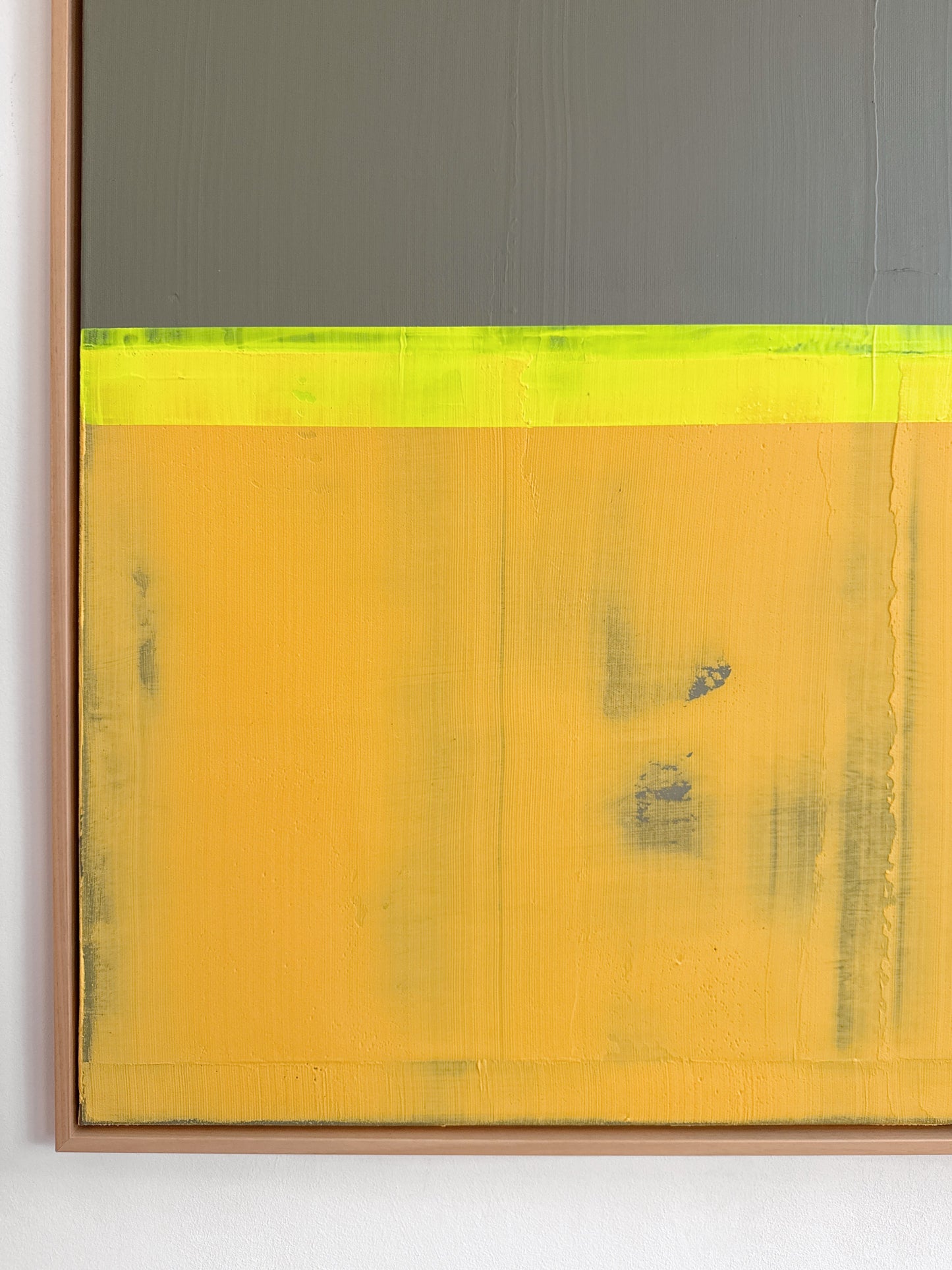 Abstraktes Bild - "Schnittpunkt" 100 x 100 cm