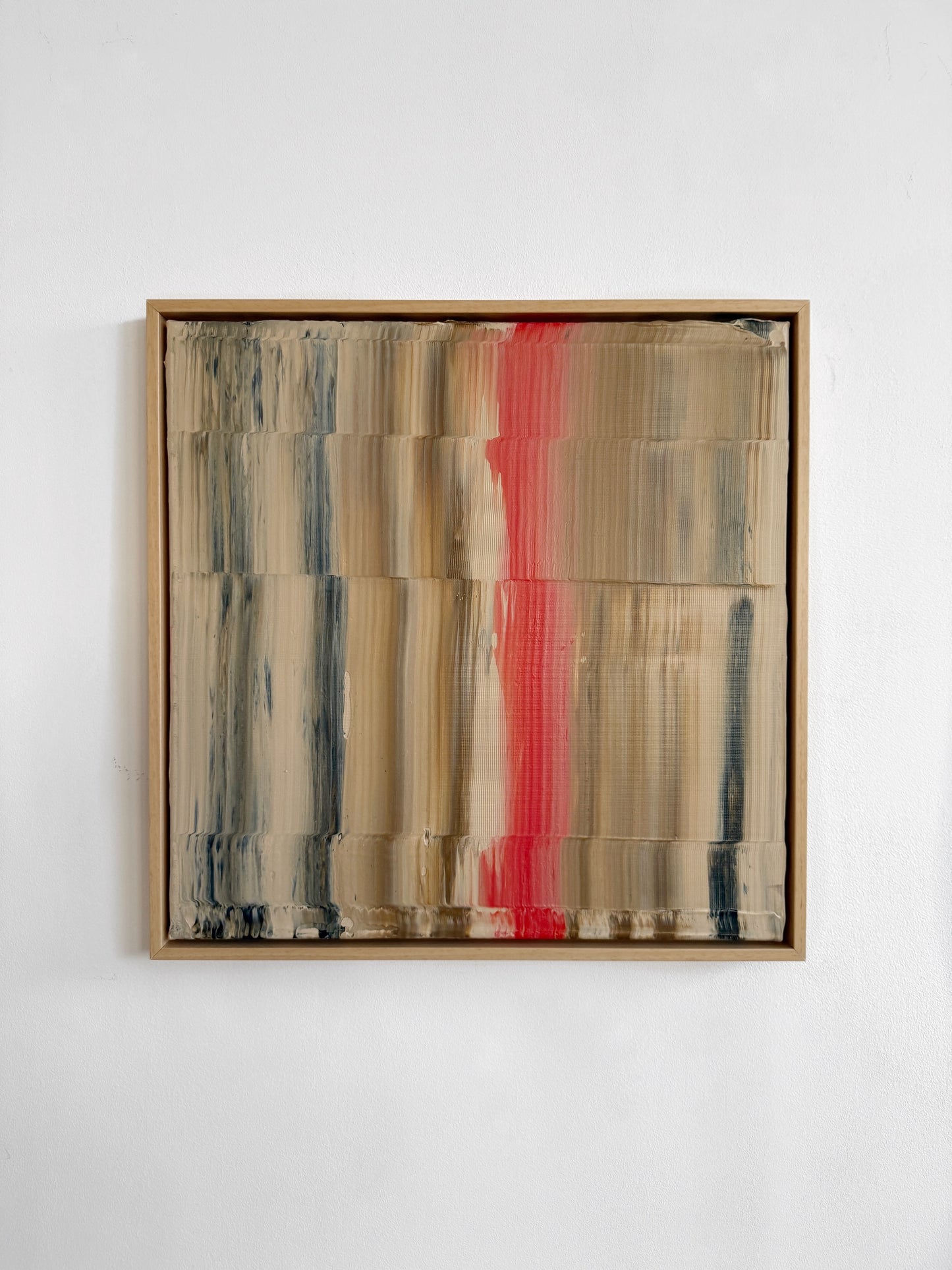 Abstraktes Bild - AURA Braun/Orange - 50 x 50 cm
