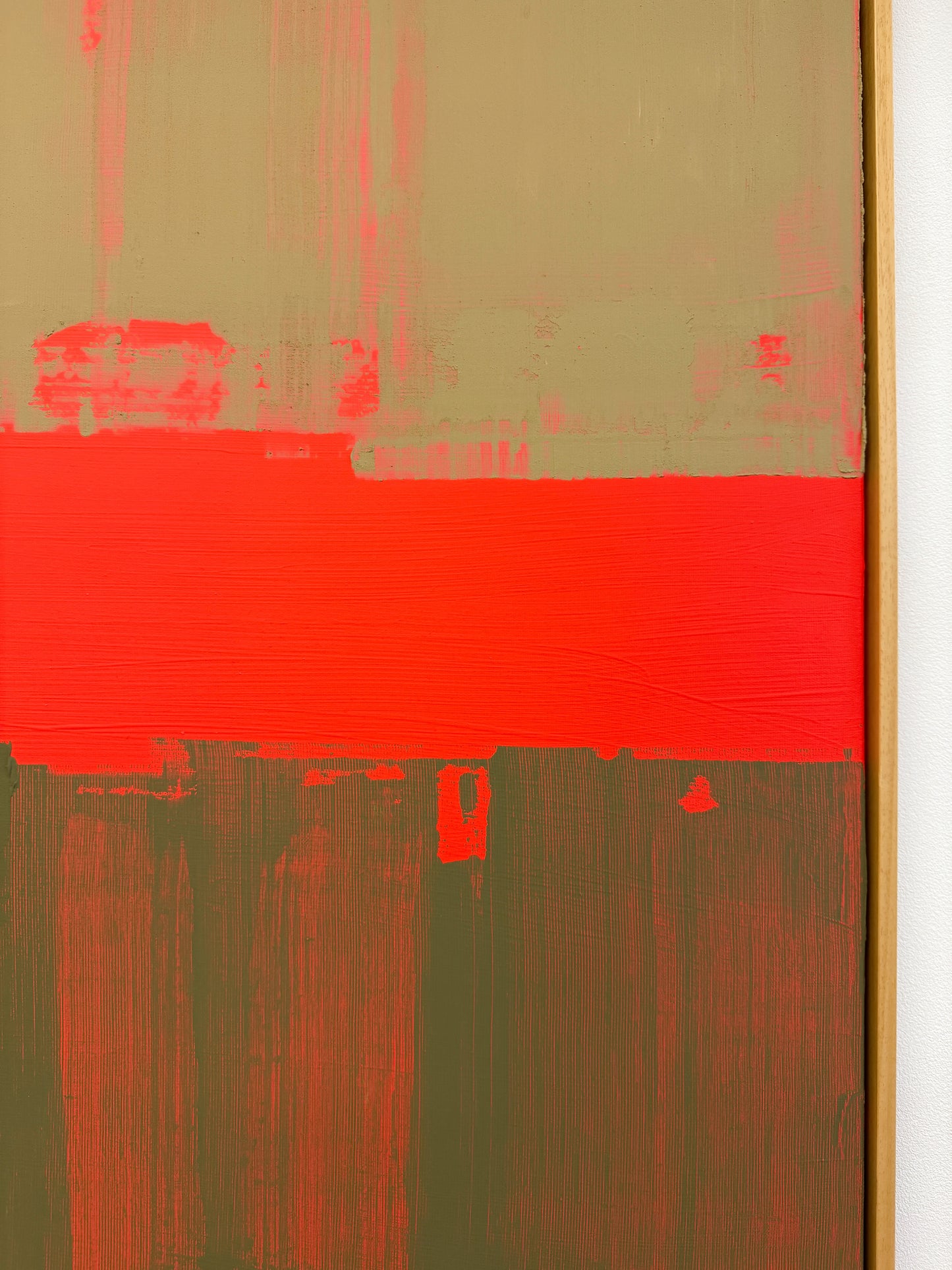 Abstraktes Bild - "Intervall X" - 100 x 100 cm