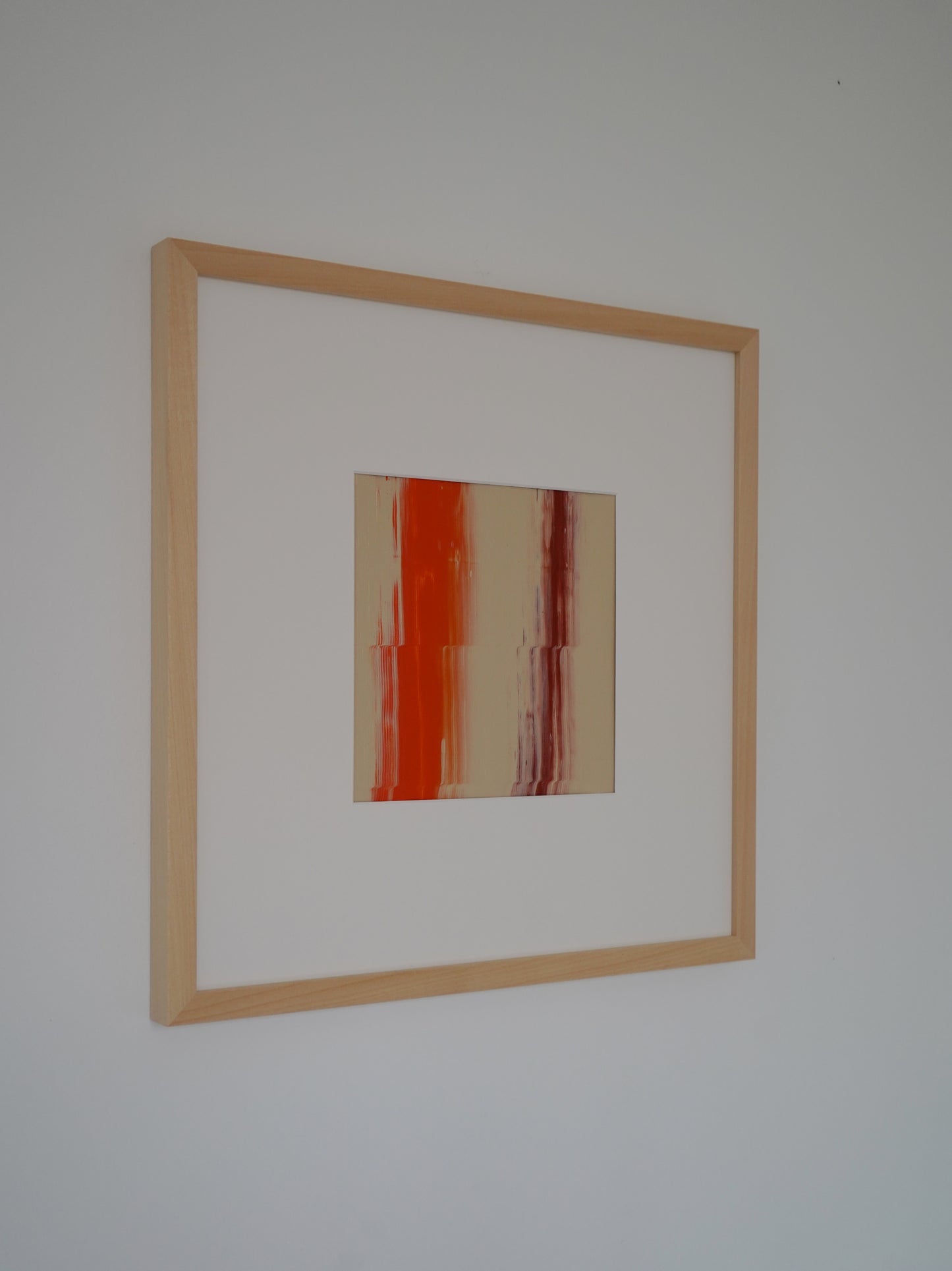 Framed "AURA" - Rust/Orange