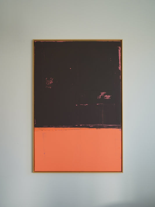 Abstraktes Bild - "Gegenlicht" 100 x 150 cm