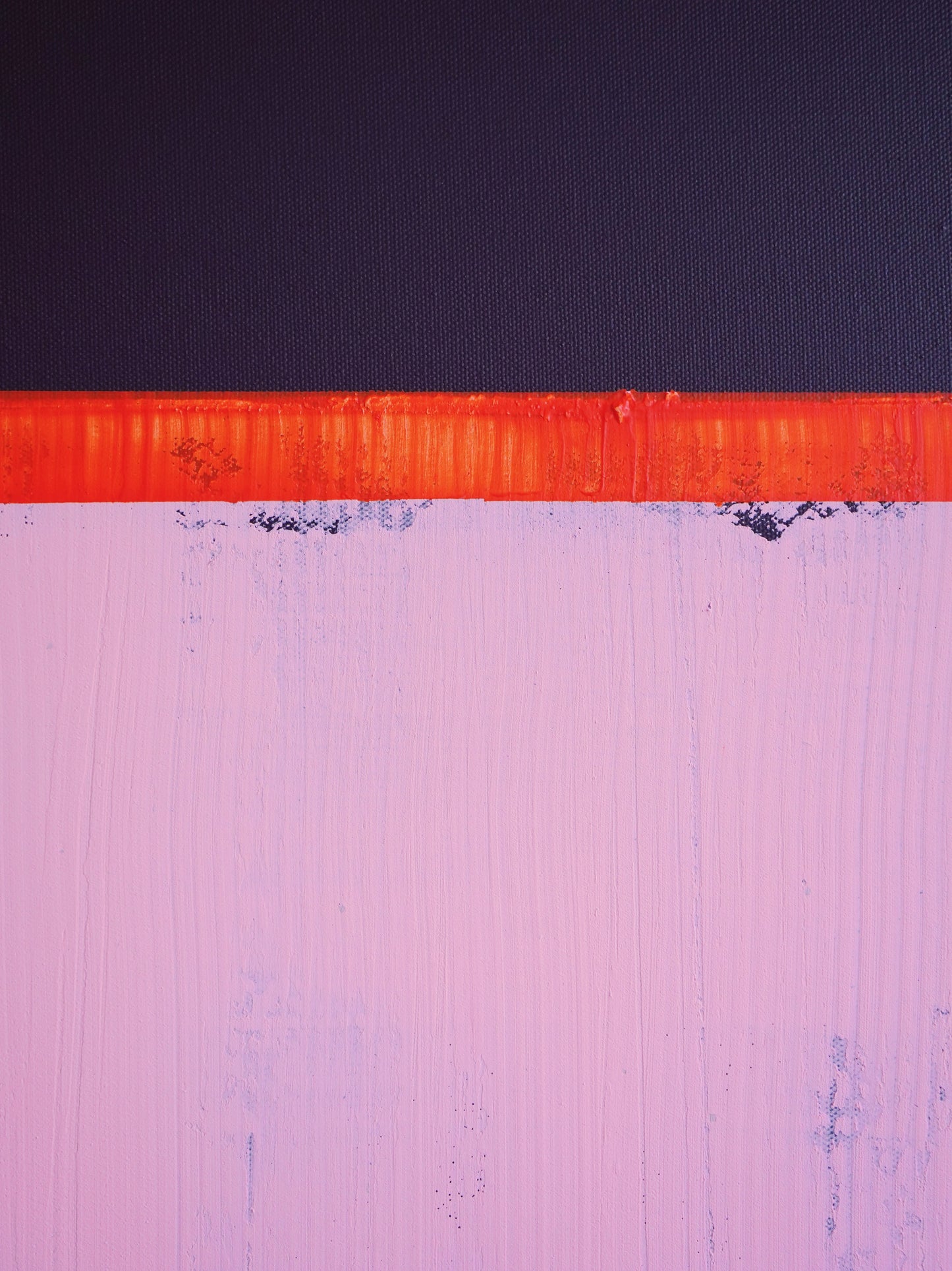 Abstraktes Bild - "Laras Lieblingsfarbe IV" 100 x 100 cm