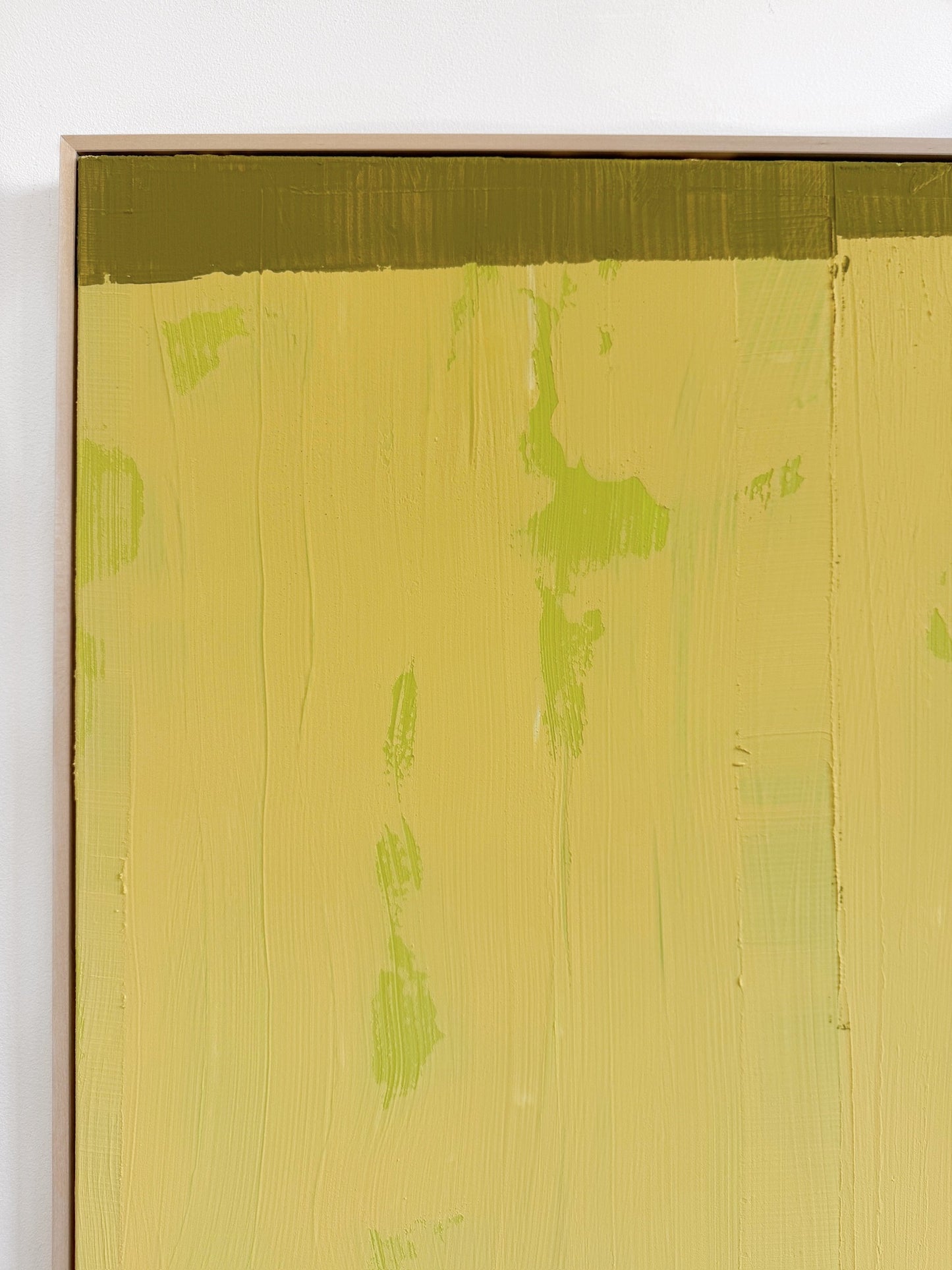 Abstraktes Bild - STRUCTURE Ocker 80 x 80 cm