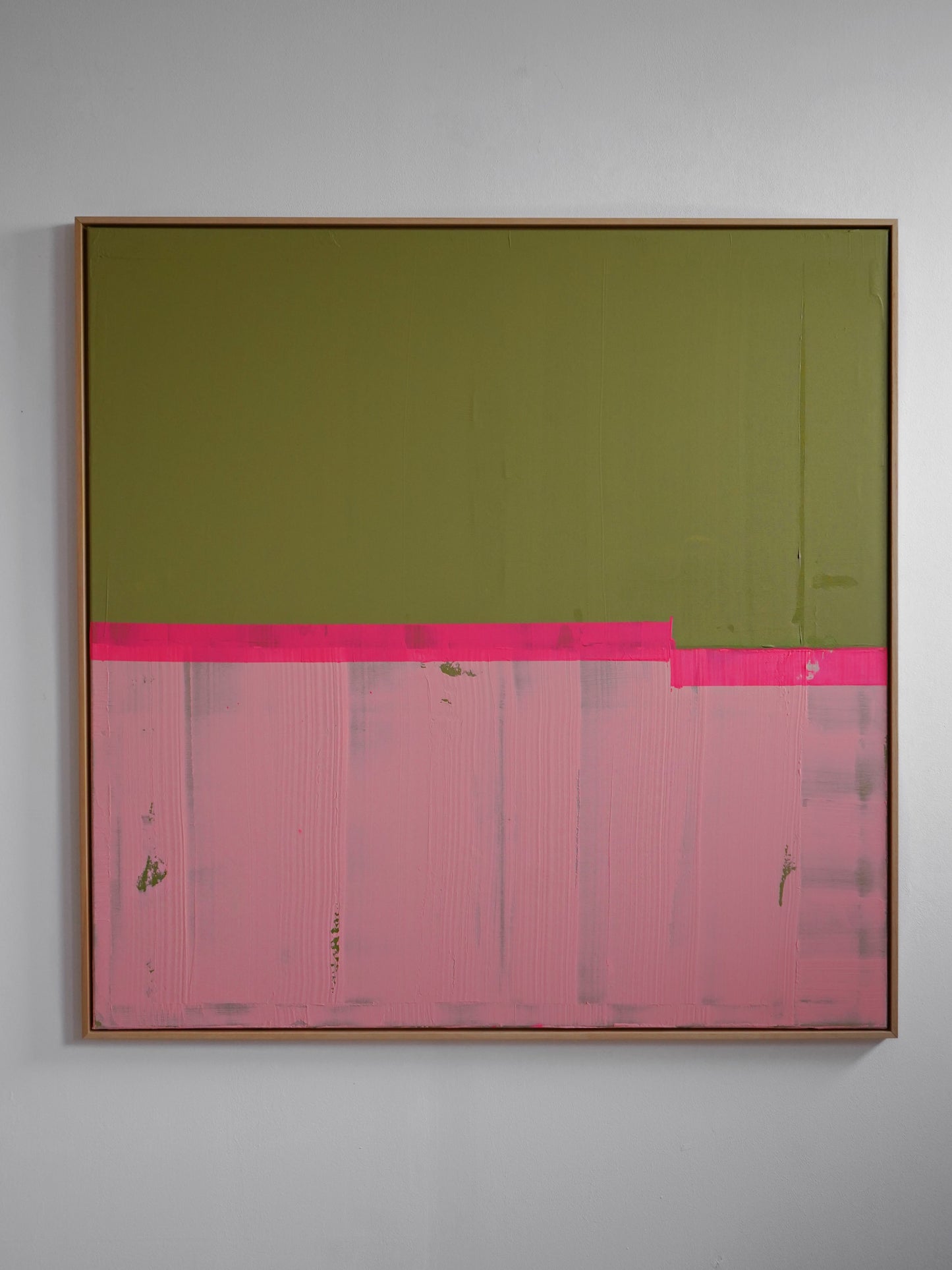 Abstraktes Bild - "Tagwerk" 120 x 120 cm