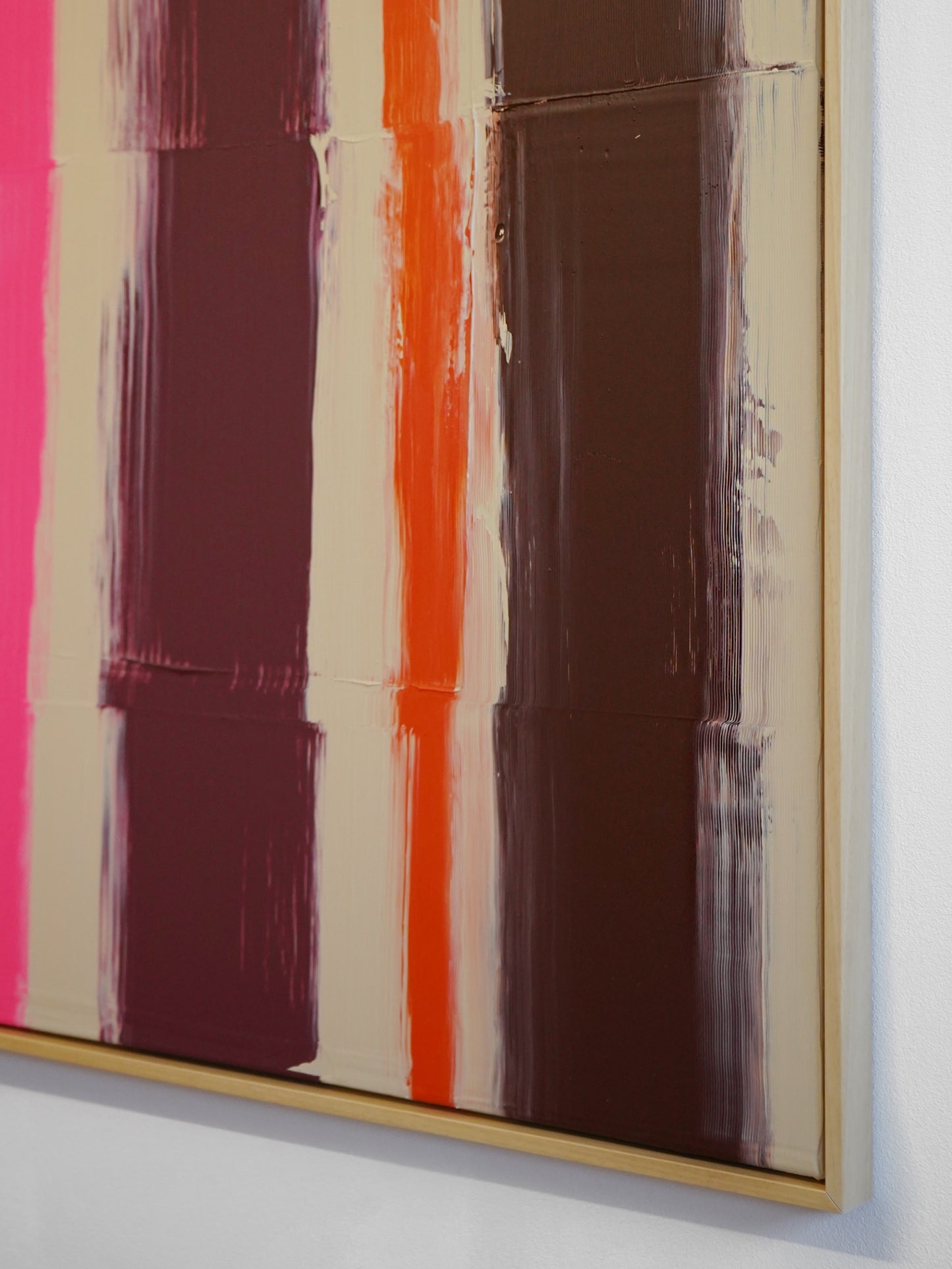 Abstraktes Bild - AURA SUNSET - 100 x 80 cm