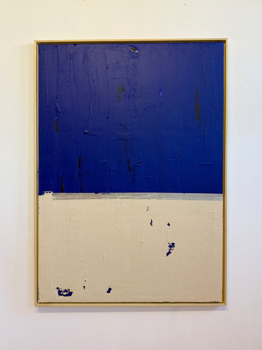 Abstraktes Bild - "Zyklus BLAU" 100 x 140 cm
