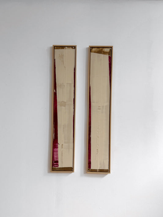 Abstrakte Bilder - STRUCTURE - 2x 20 x 120
