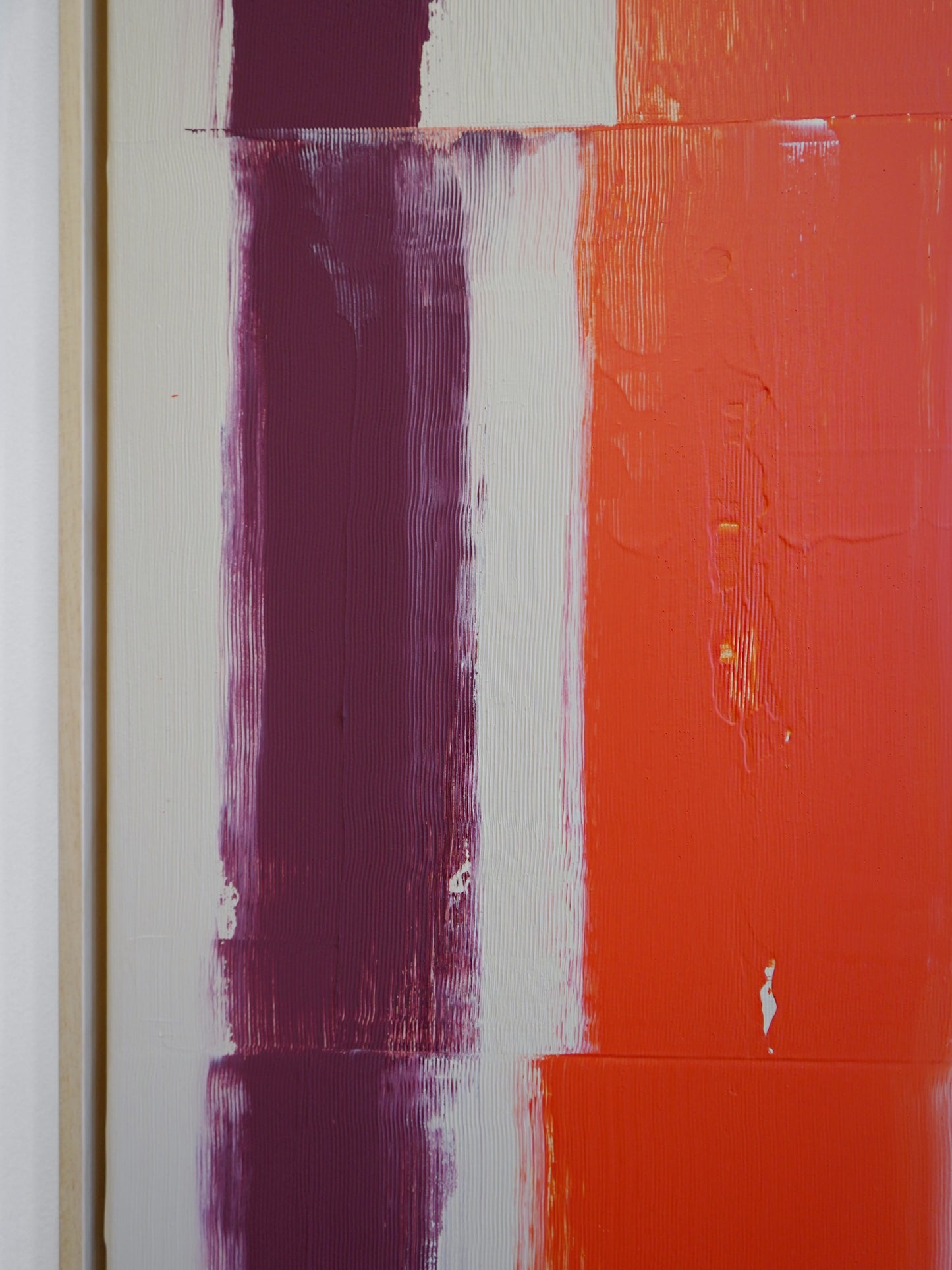 Abstraktes Bild - AURA SUNSET - 100 x 80 cm