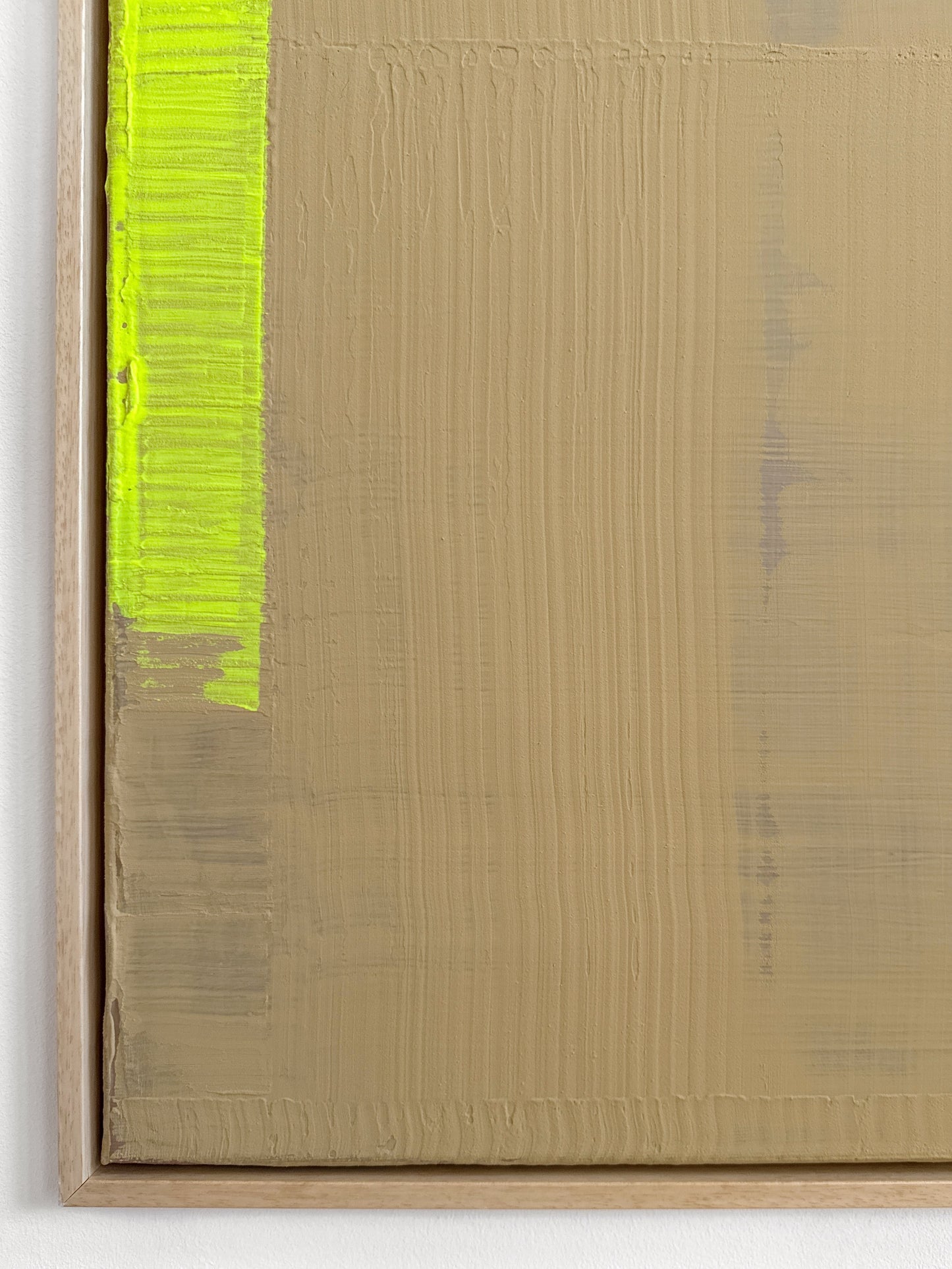 Abstraktes Bild - Ocher - 80 x 120 cm